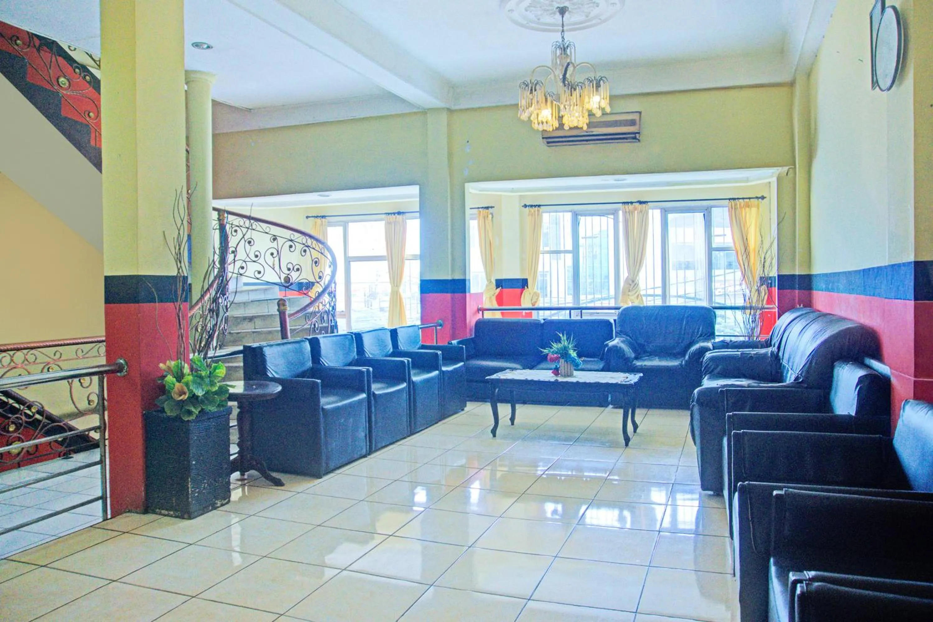 Seating area in Hotel O Bandar Lampung Near Teropong Kota Bukit Cindy Formerly Divka Residence