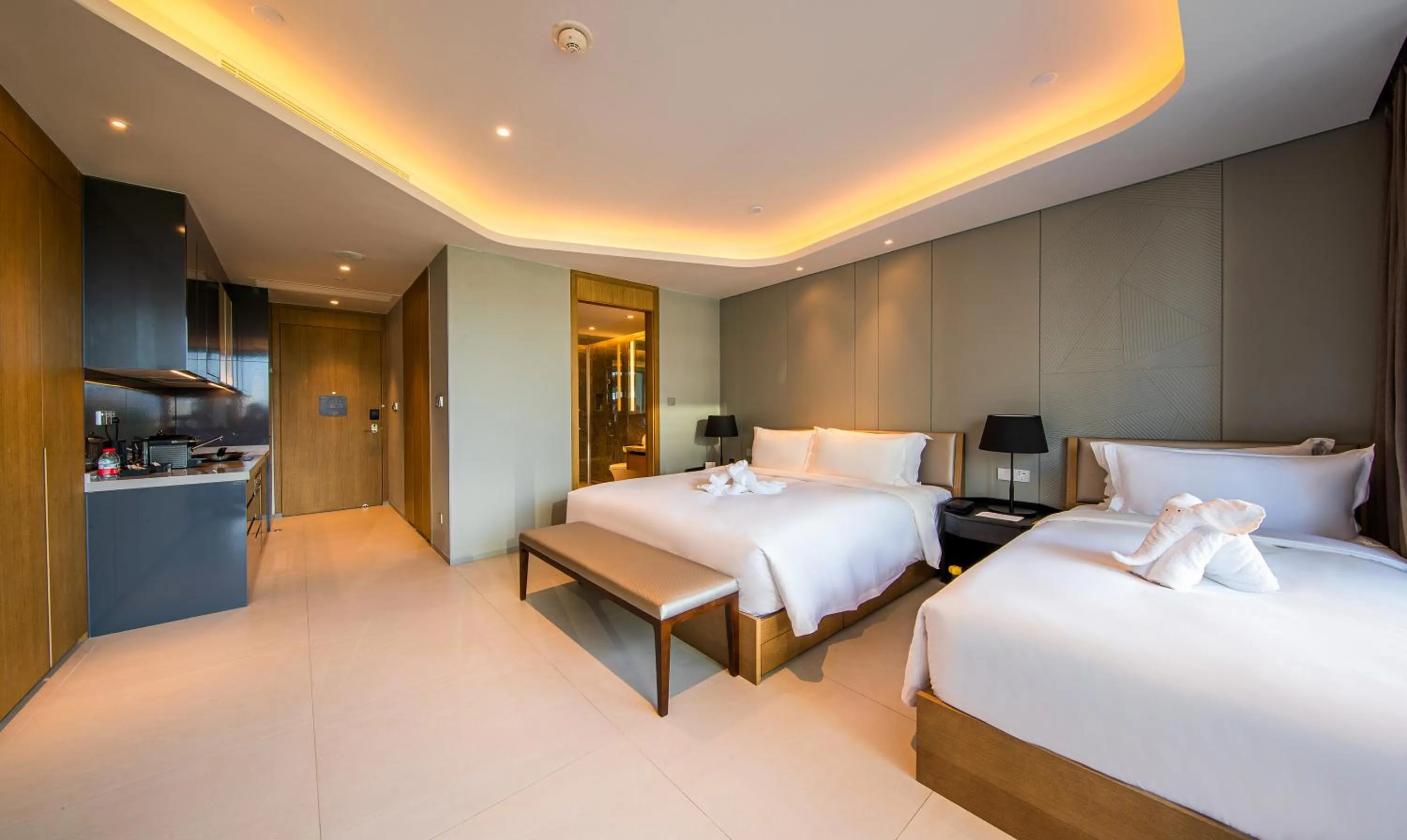 Bed in Oakwood Apartments Sanya