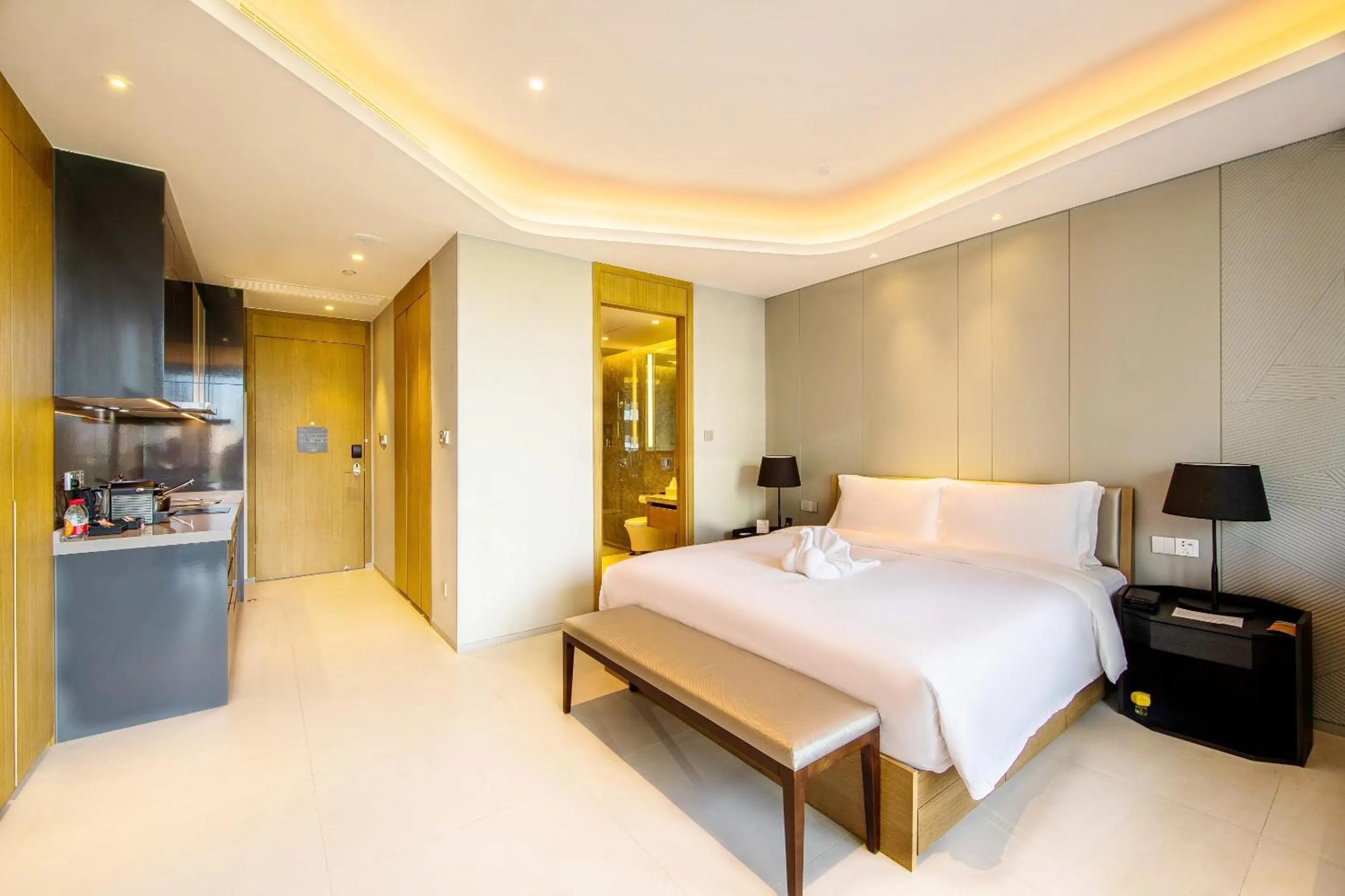 Bed in Oakwood Apartments Sanya