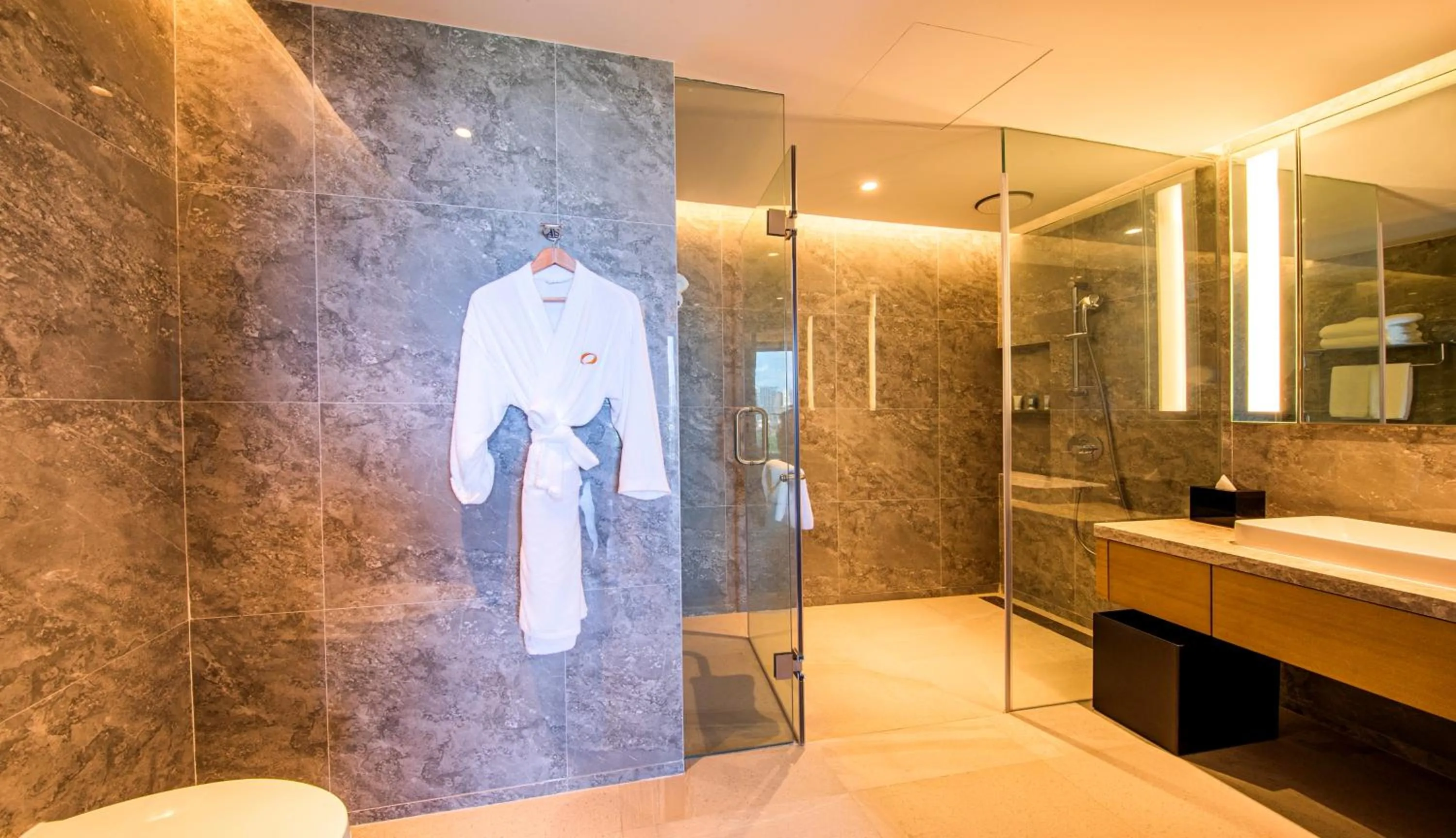 Bathroom in Oakwood Apartments Sanya