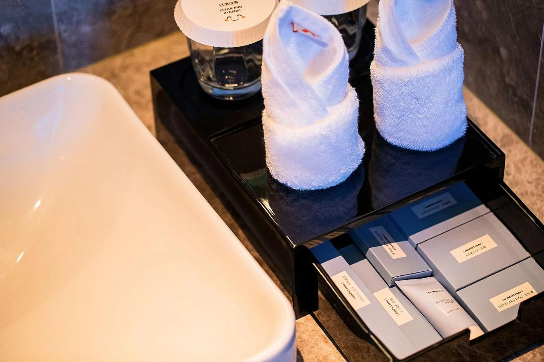 Bathroom in Oakwood Apartments Sanya