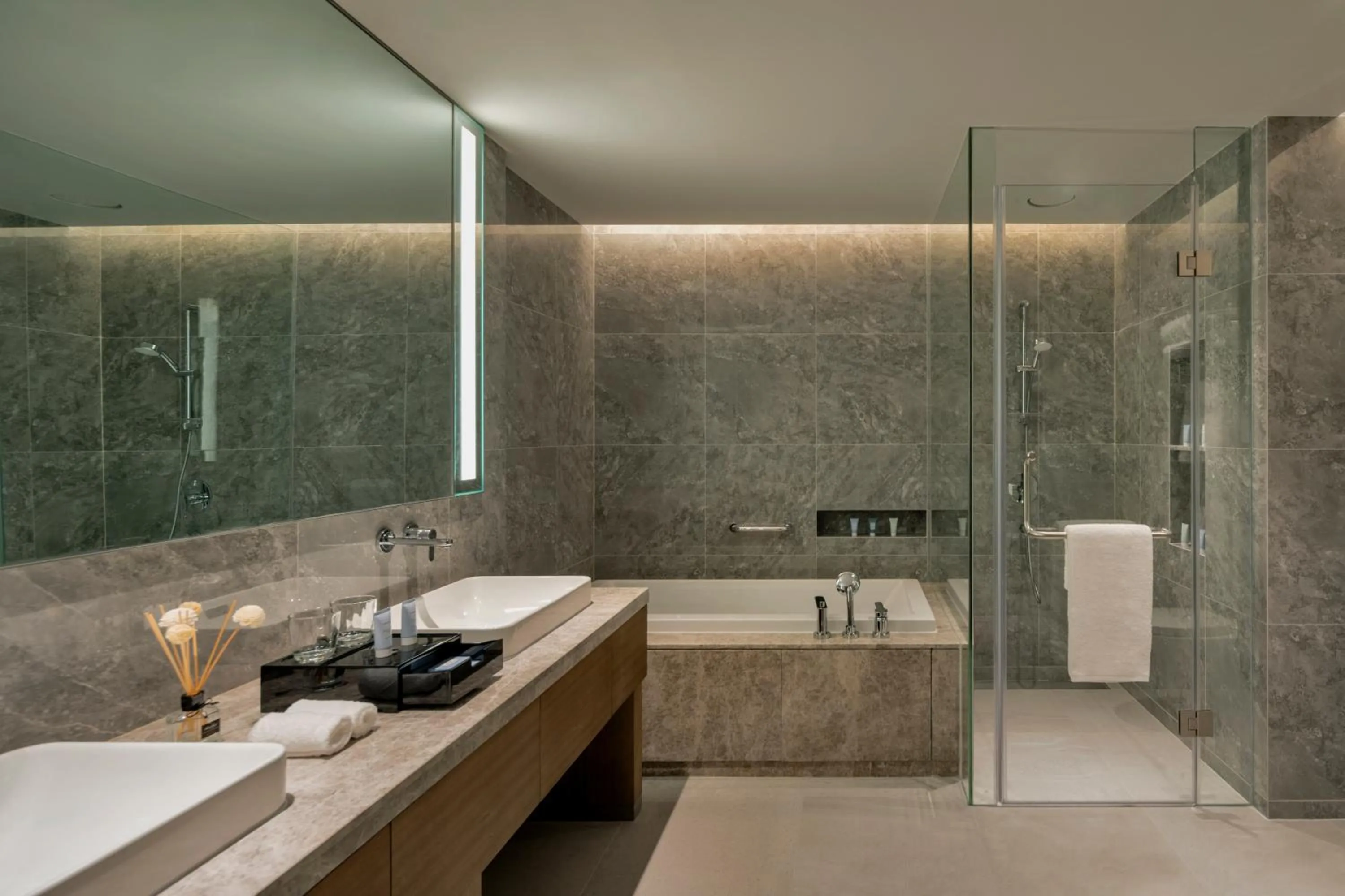 Bathroom in Oakwood Apartments Sanya