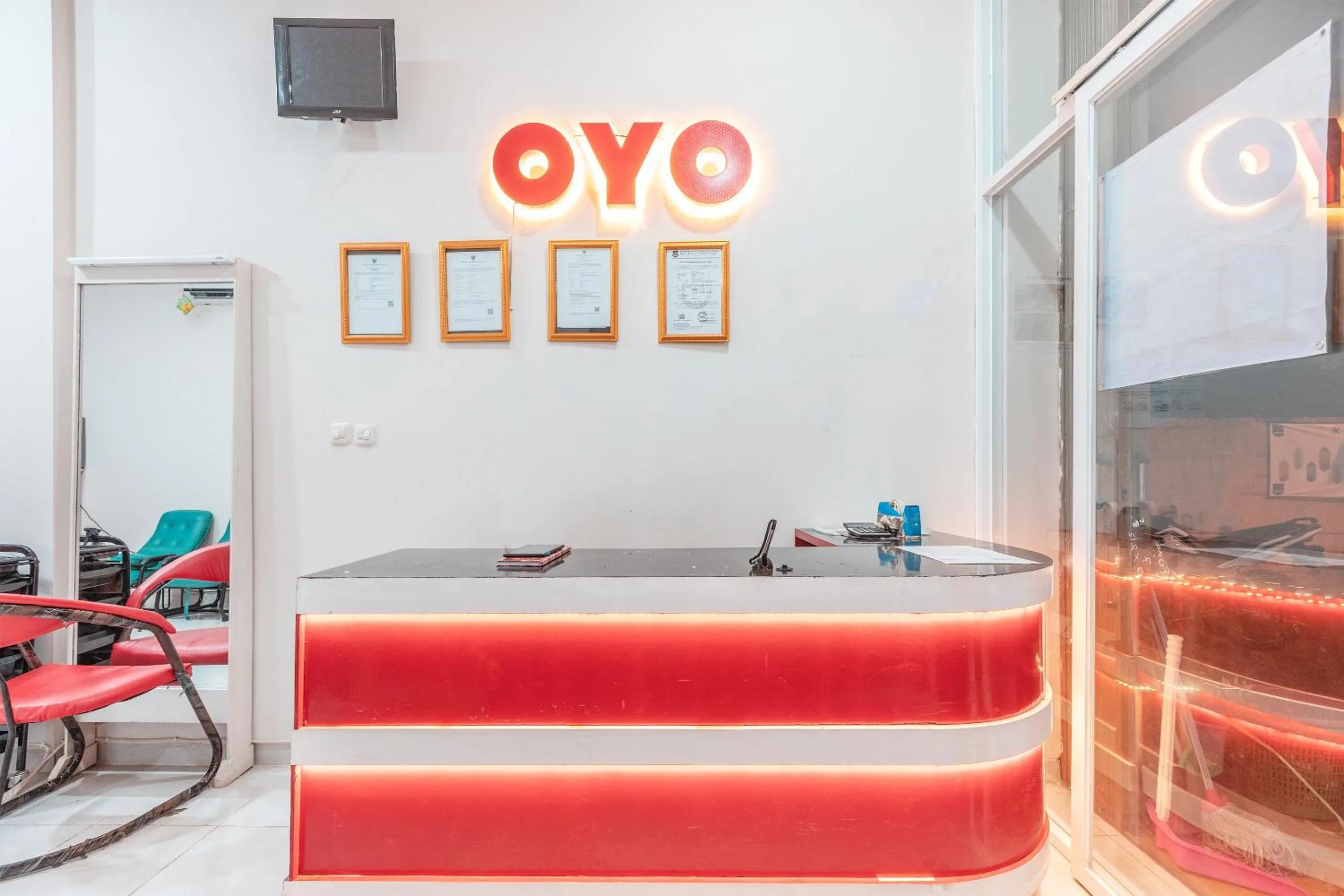 Lobby or reception in Hotel O 77 Guesthouse