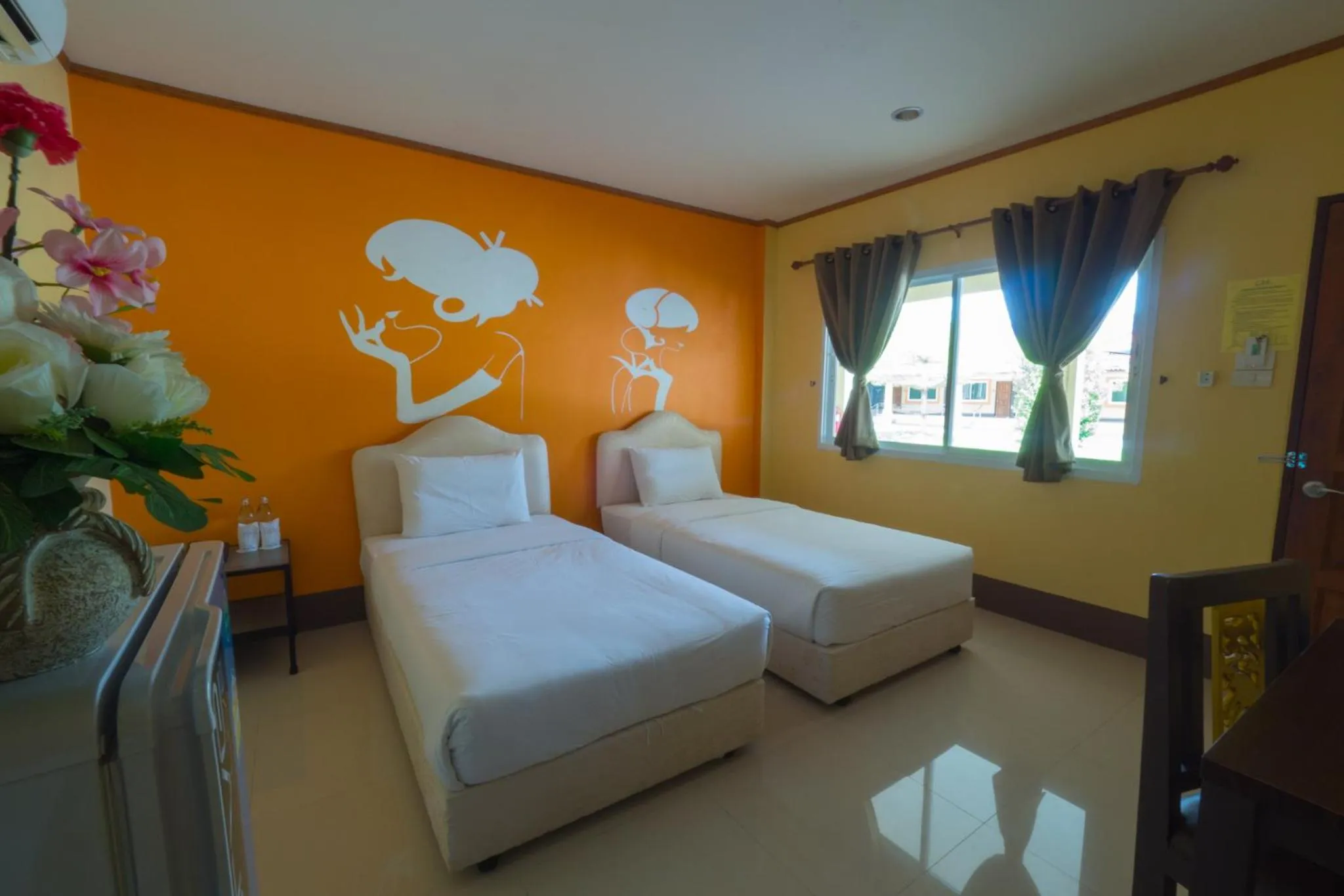 Bedroom, Bed in A Nice Resort