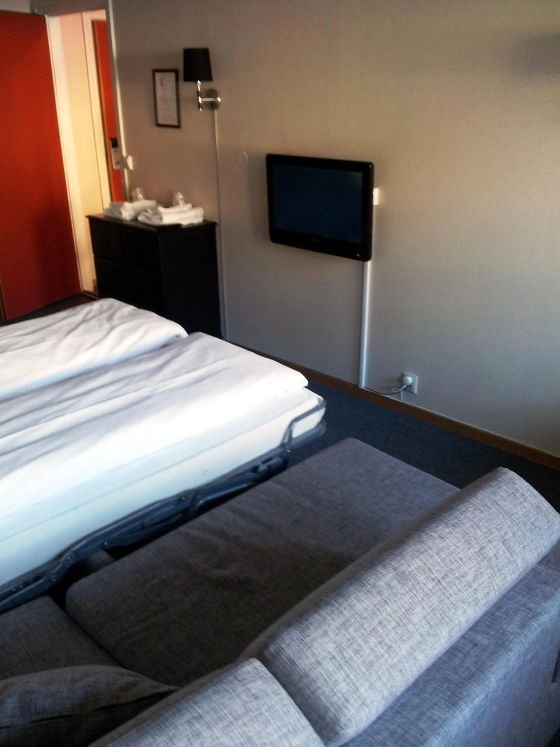 Decorative detail, Bed in Motell Nor-Kro