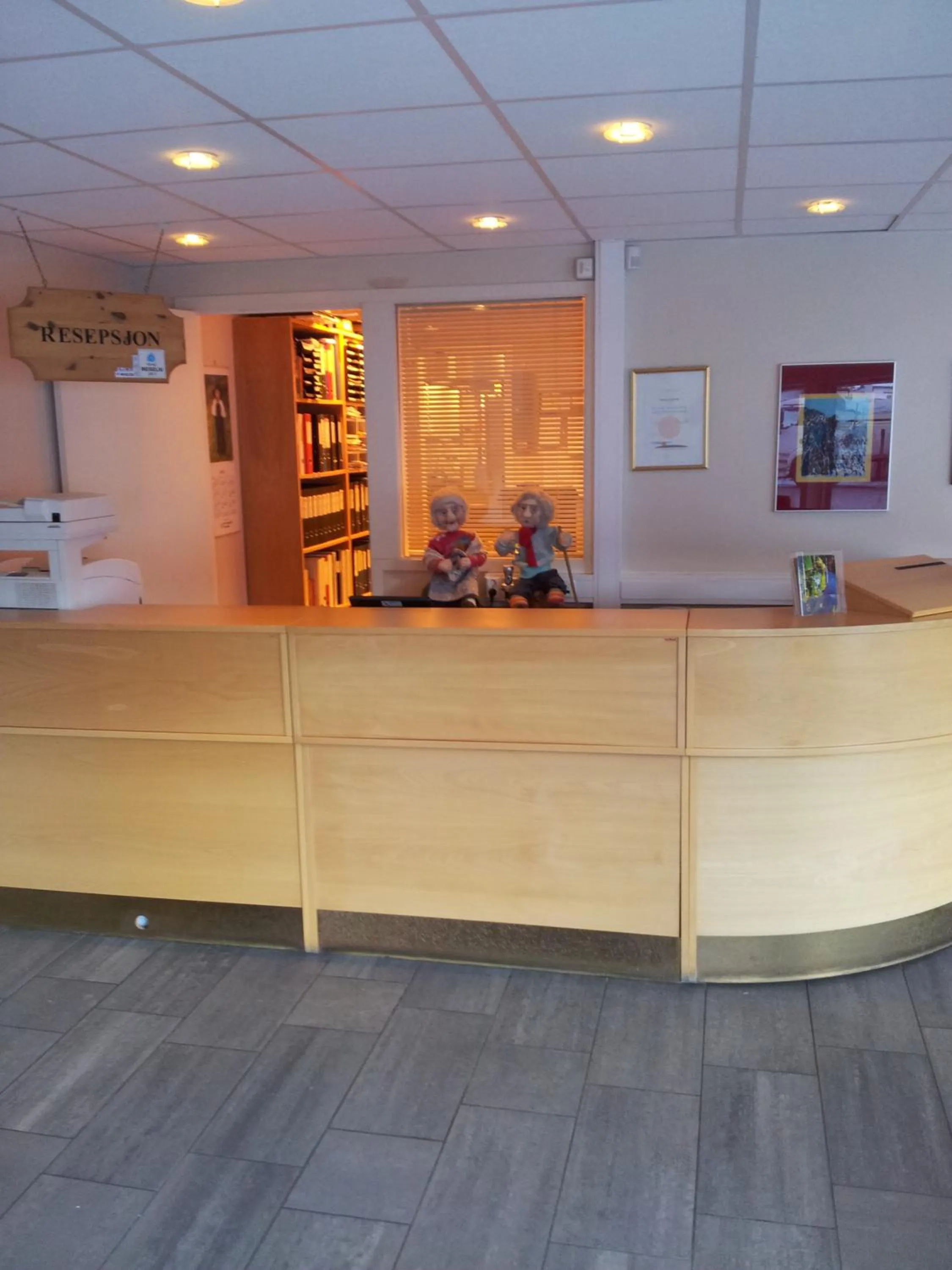 Lobby or reception in Motell Nor-Kro