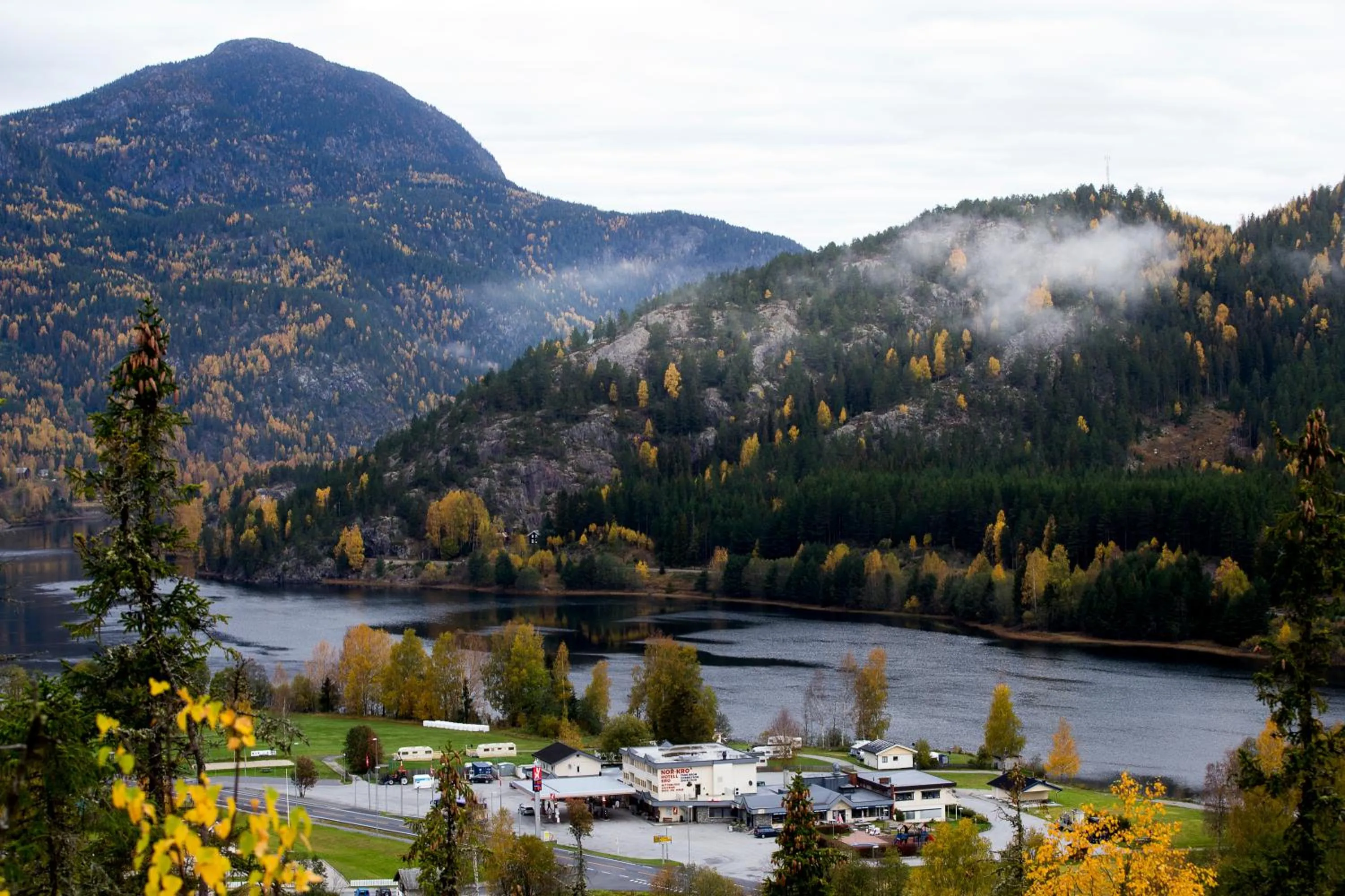 Bird's eye view in Motell Nor-Kro