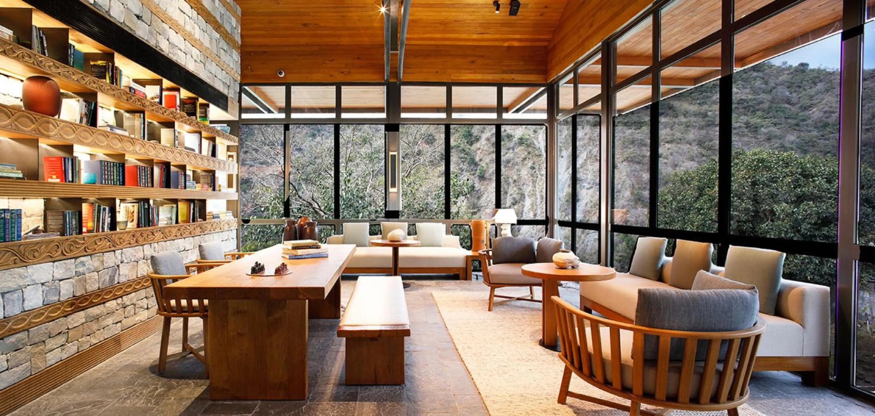 Library in Taj Rishikesh Resort & Spa Uttarakhand