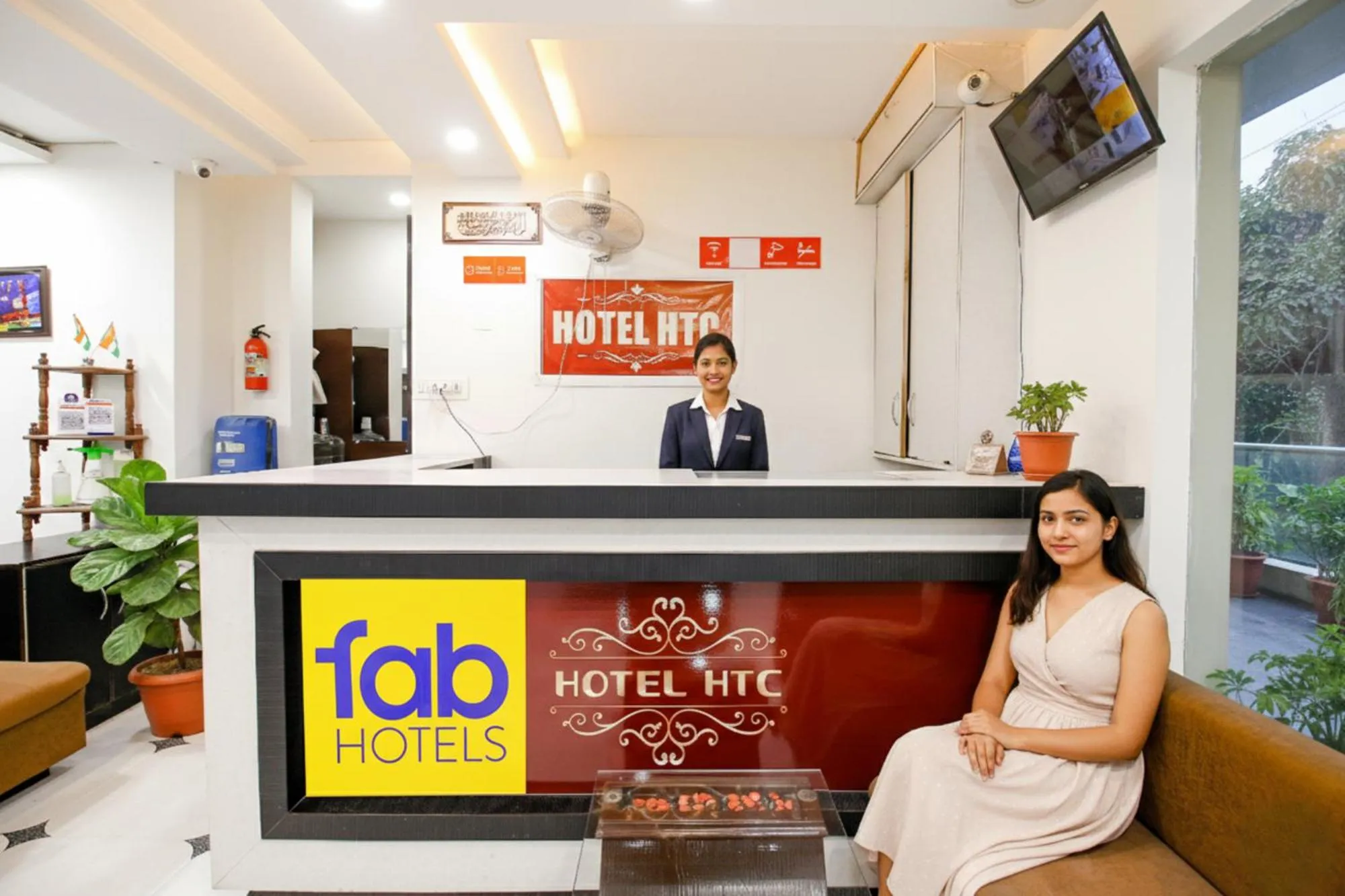 Lobby or reception in FabHotel HTC