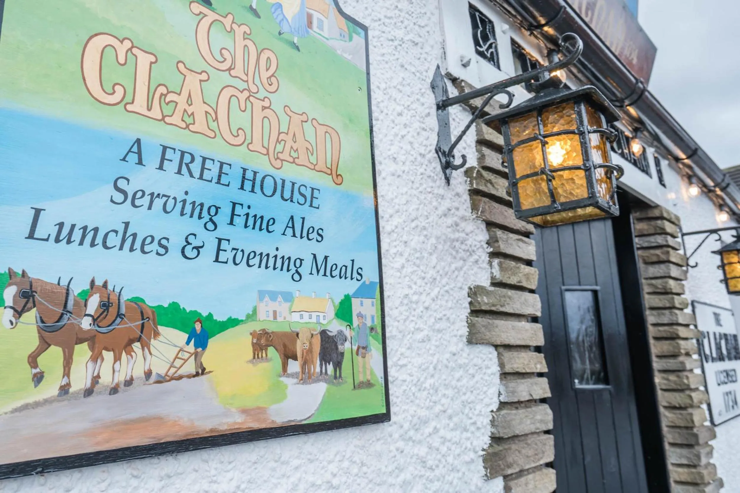 Property building in The Clachan Inn