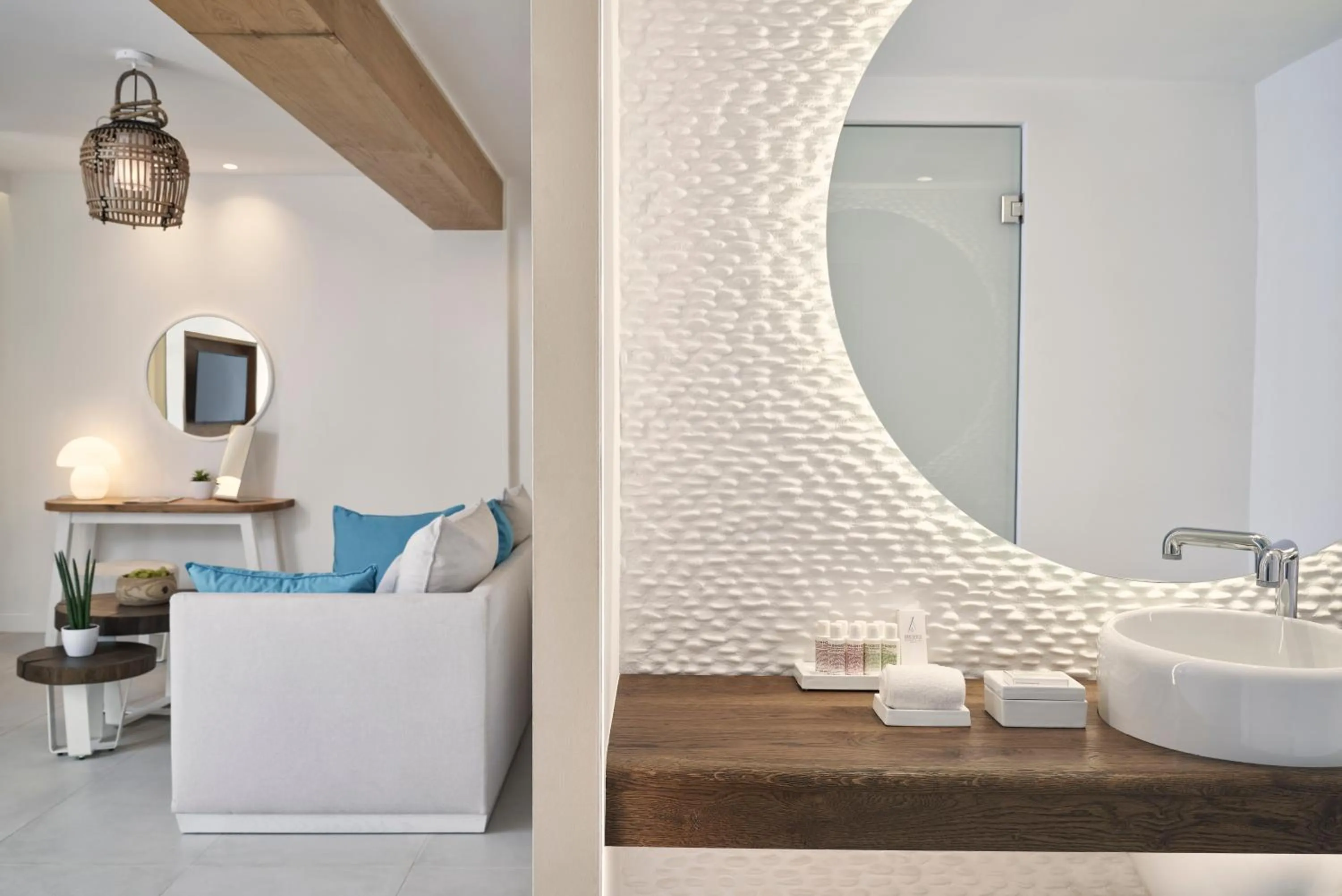 Bathroom in Nikki Beach Resort & Spa Santorini