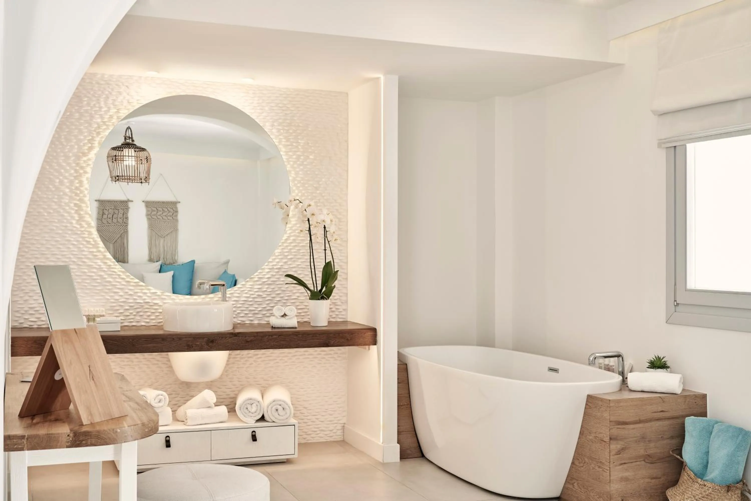 Bathroom in Nikki Beach Resort & Spa Santorini