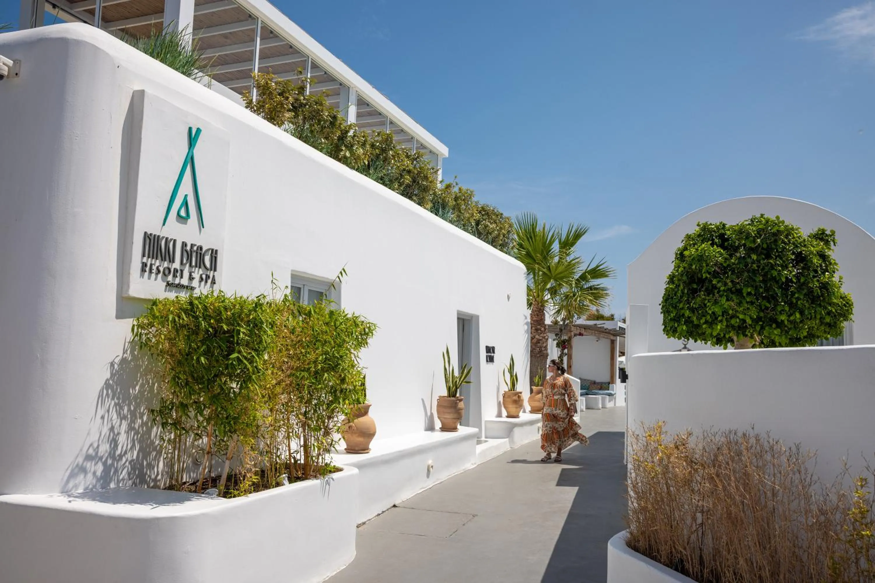 Property building in Nikki Beach Resort & Spa Santorini