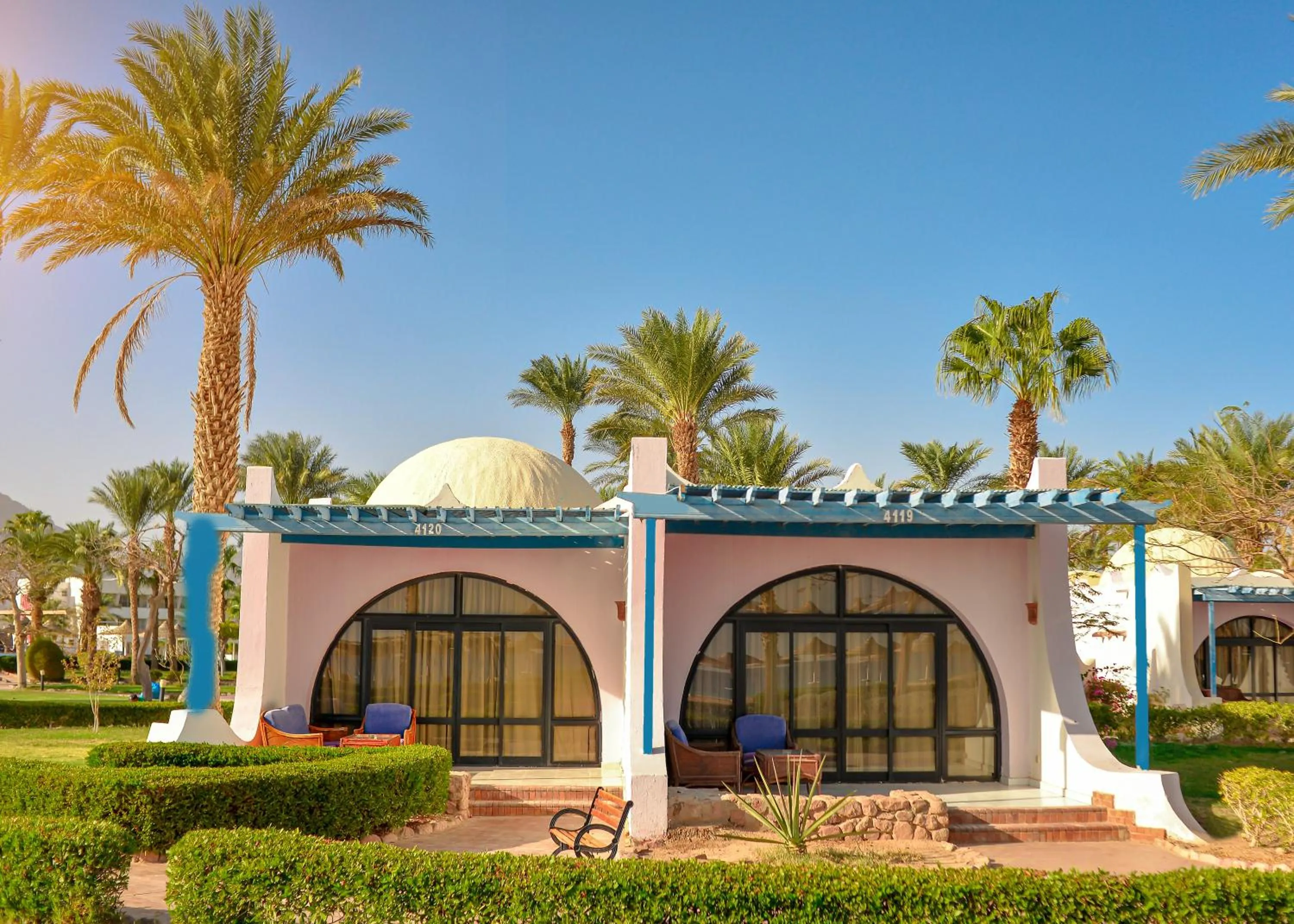 Garden view in TIME Coral Nuweiba Resort