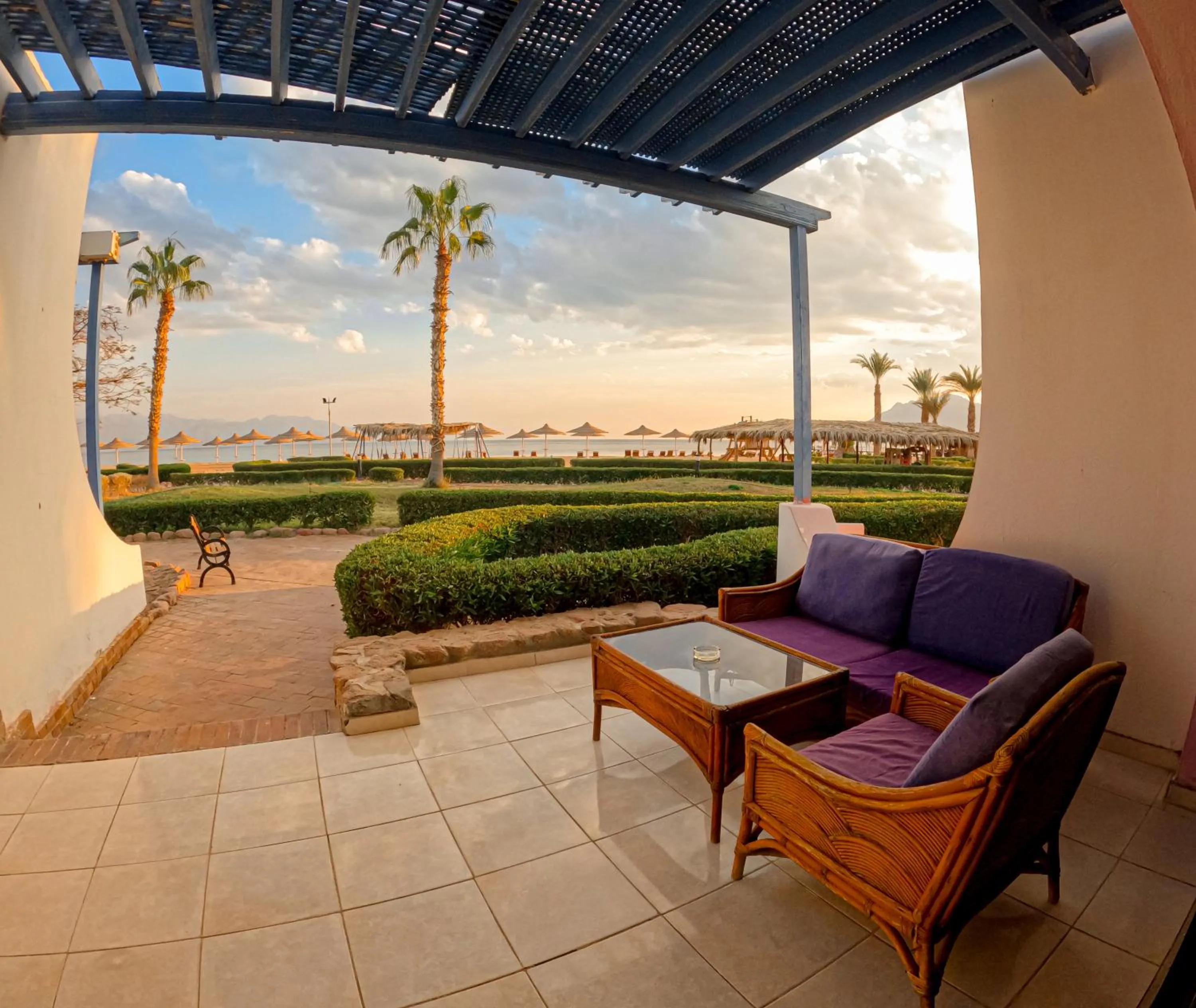 Seating area in TIME Coral Nuweiba Resort