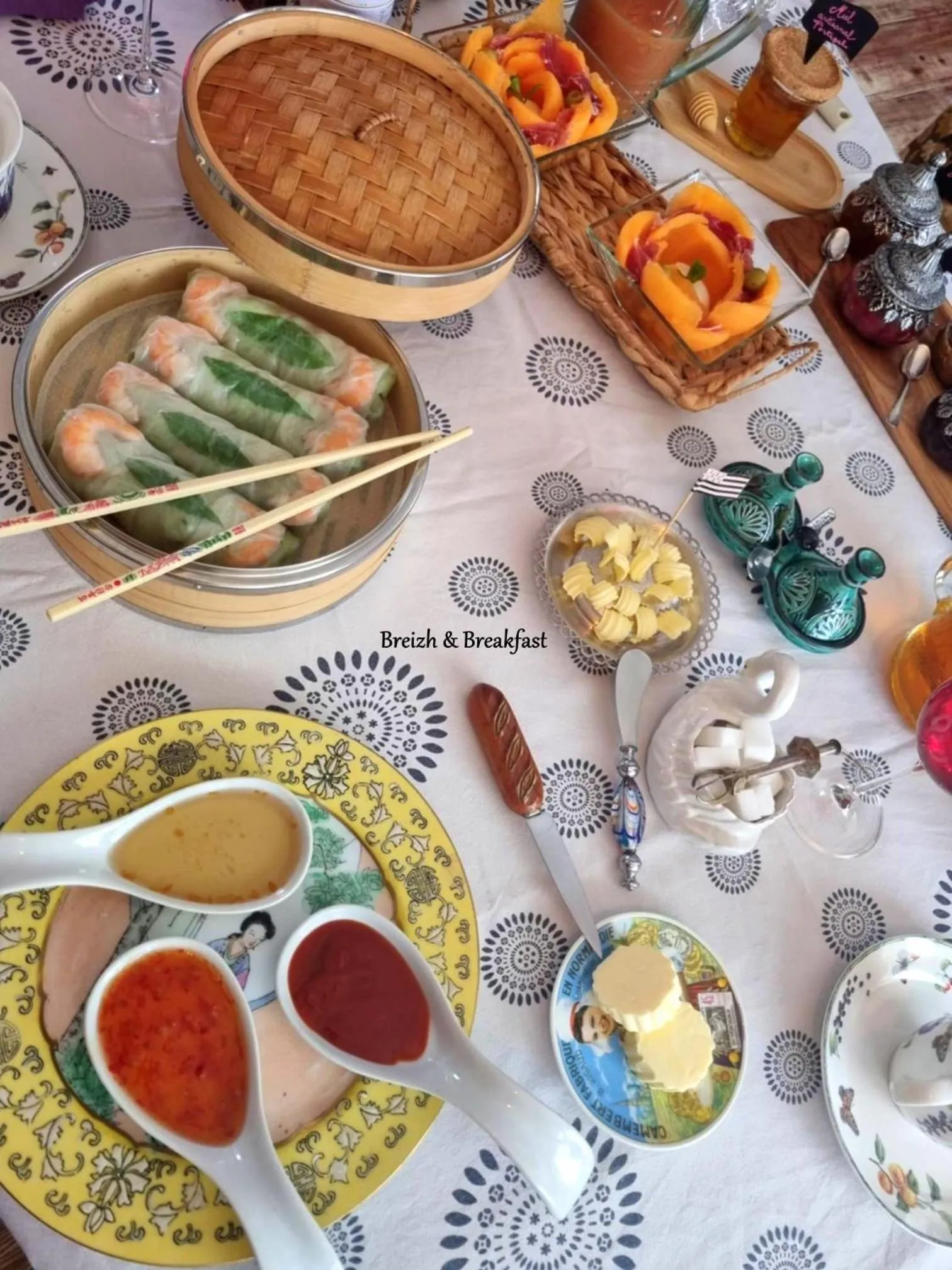 Buffet breakfast in Breizh & Breakfast