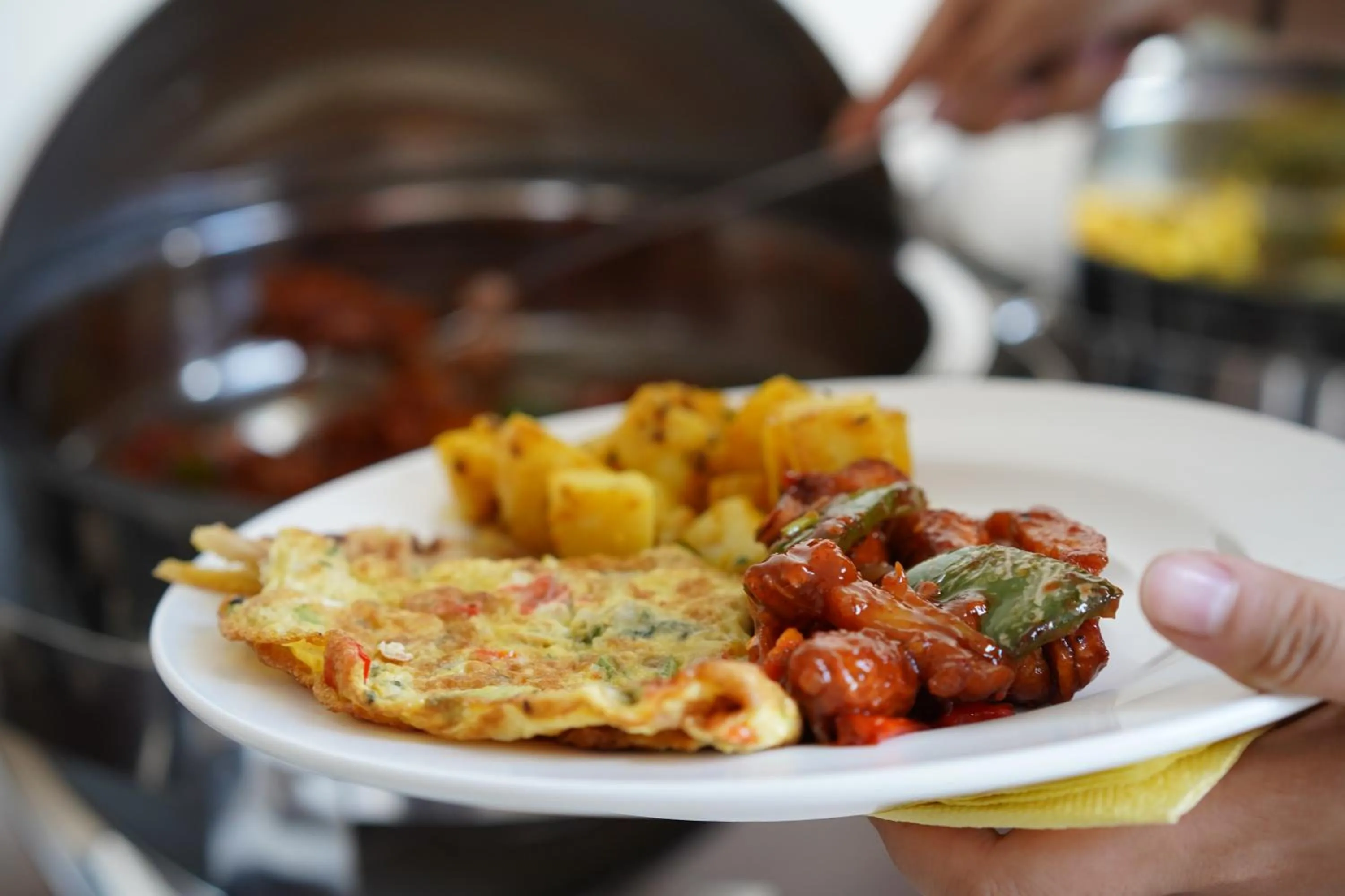 Food in Hotel Snow Peak