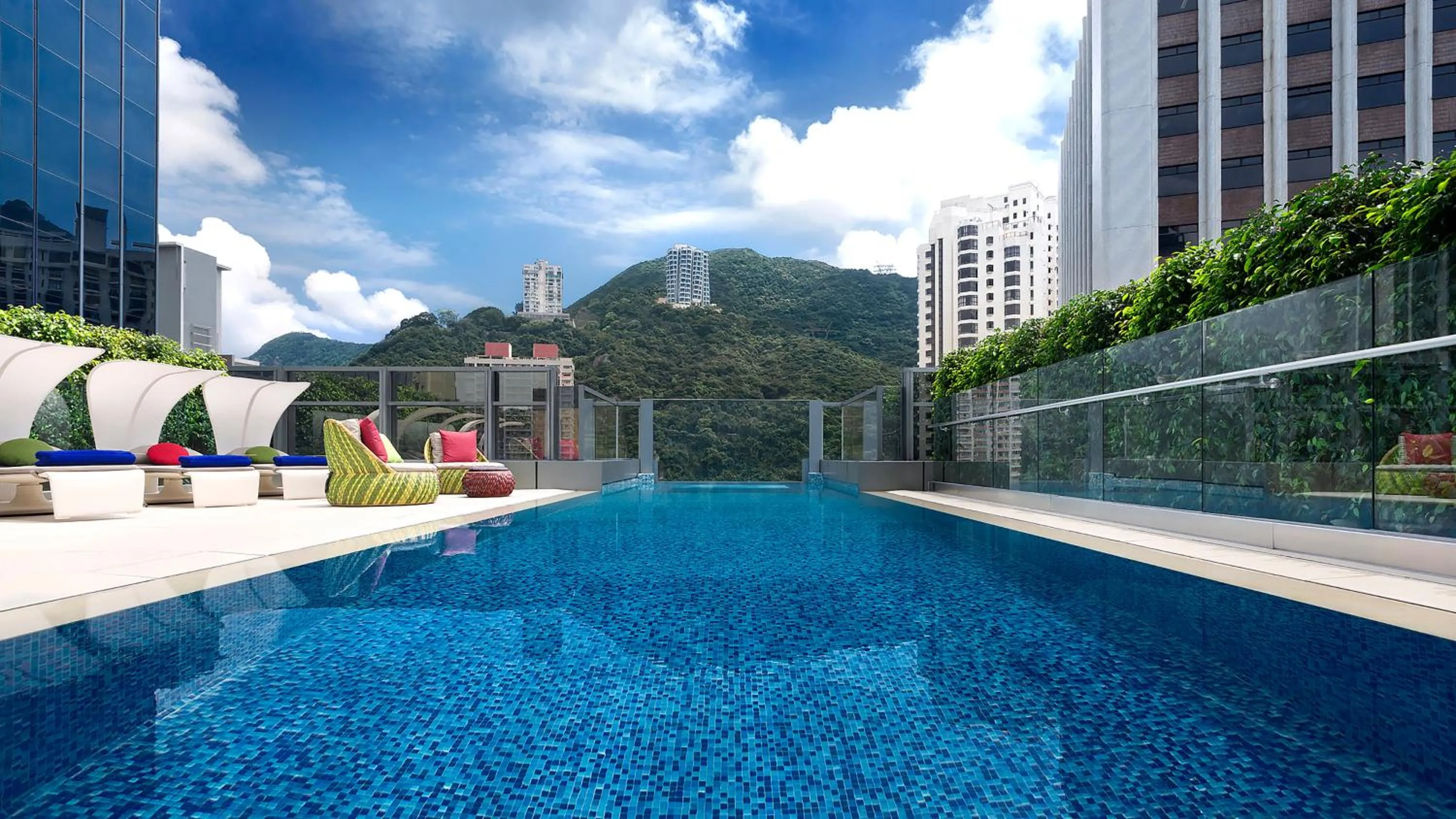 Swimming pool in Hotel Indigo Hong Kong Island by IHG