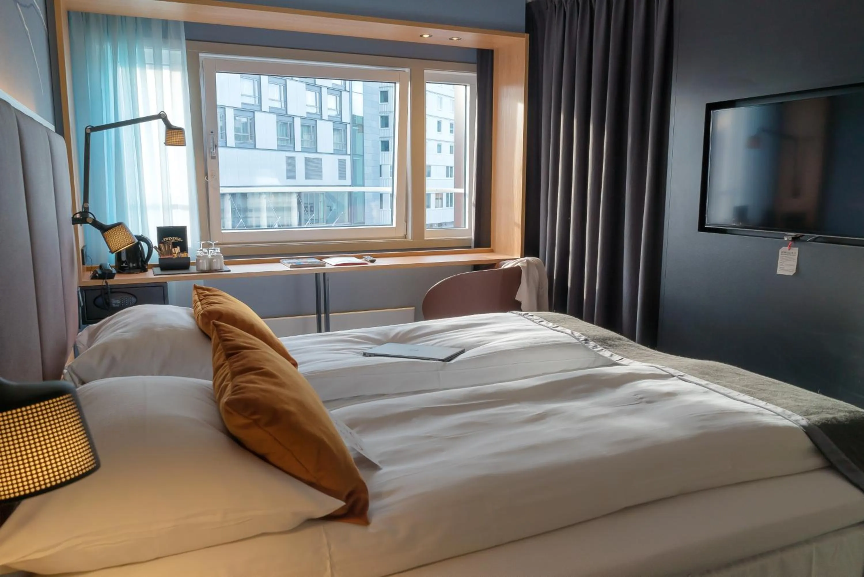 Bed in Scandic Ishavshotel