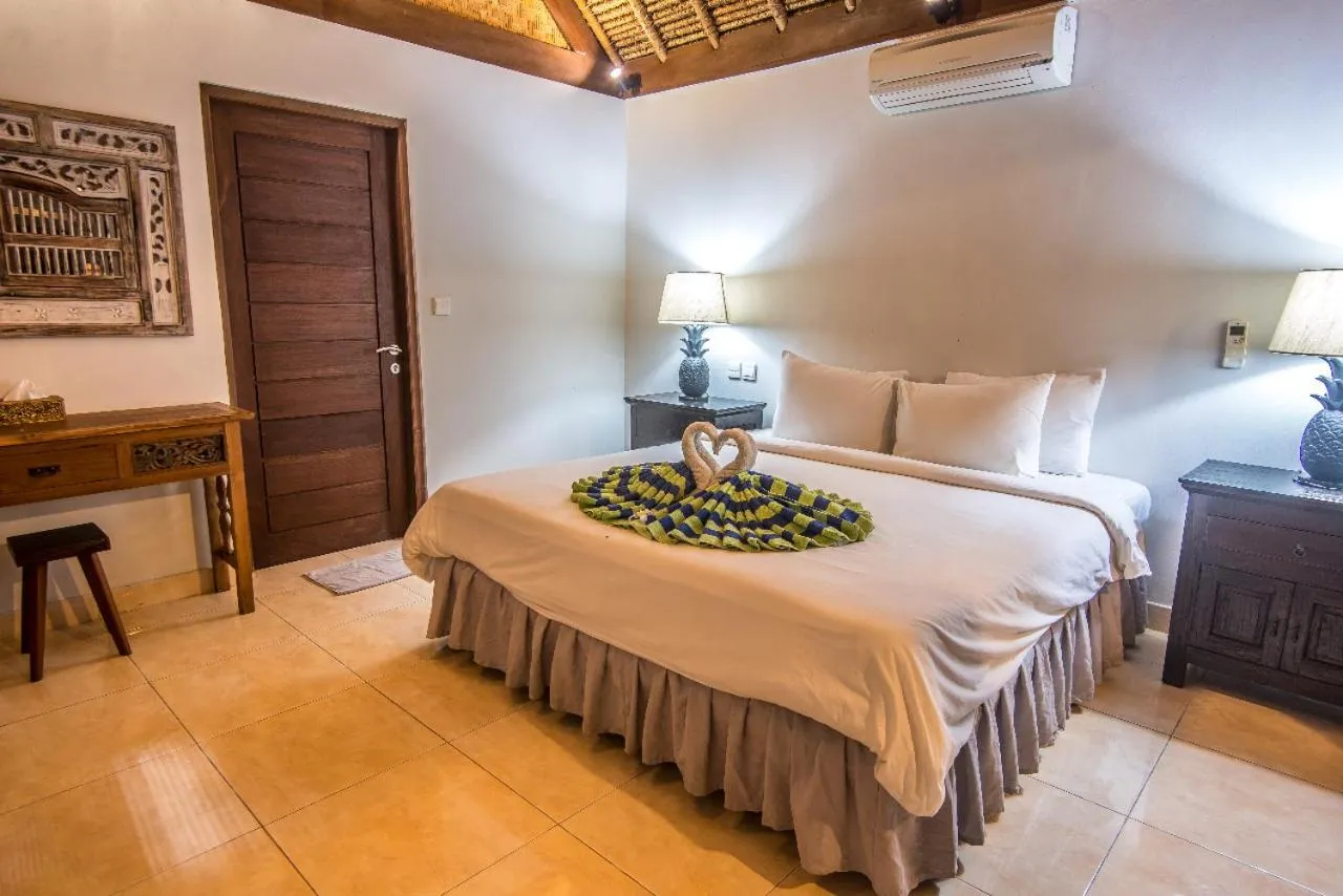 Bed in Bali Santi Bungalows