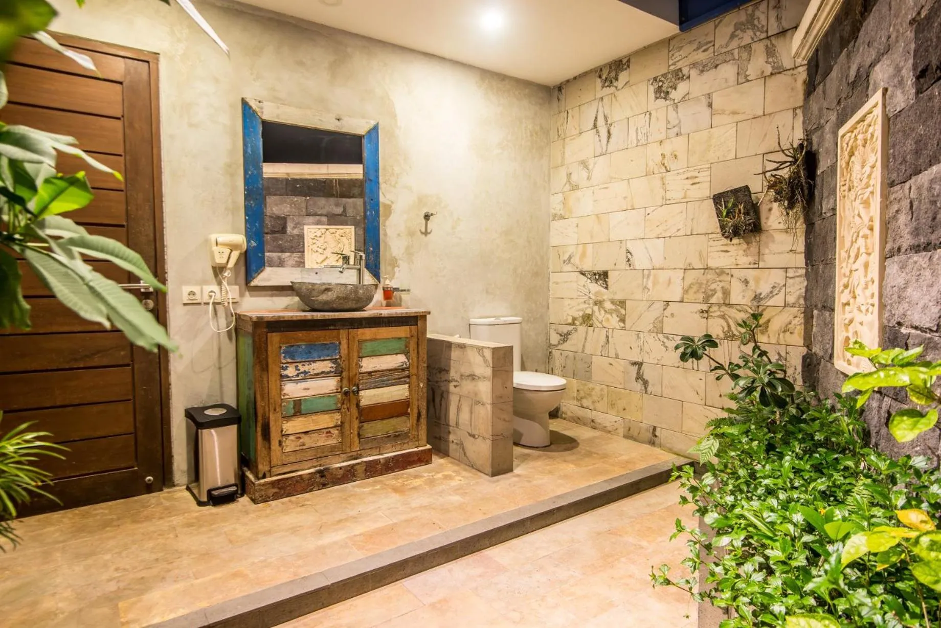 Bathroom in Bali Santi Bungalows