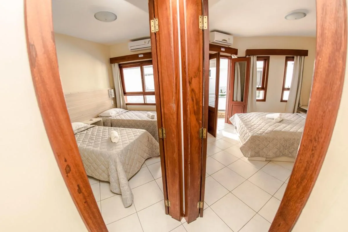 Bed in Pousada Cristalmar