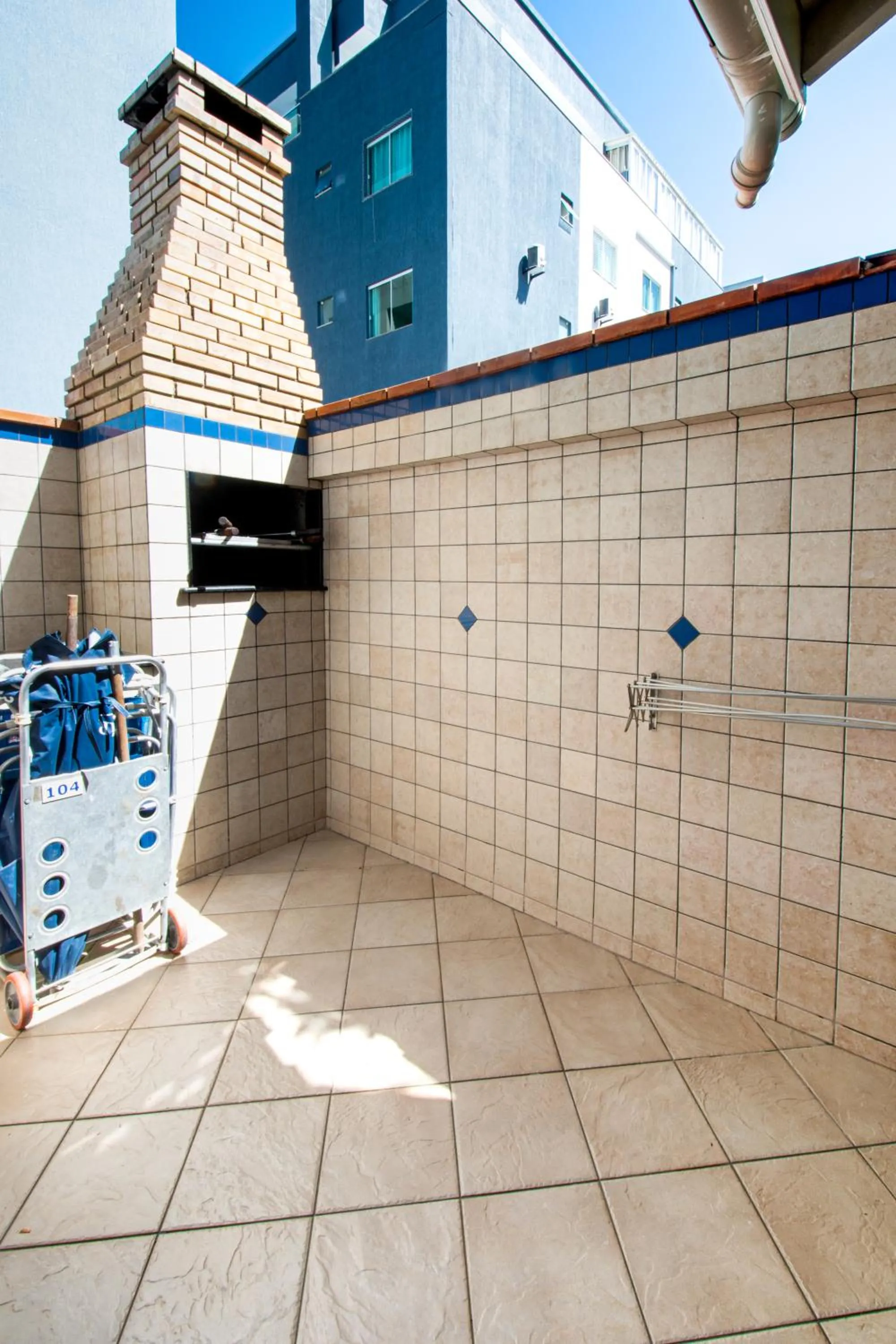 Balcony/Terrace in Pousada Cristalmar