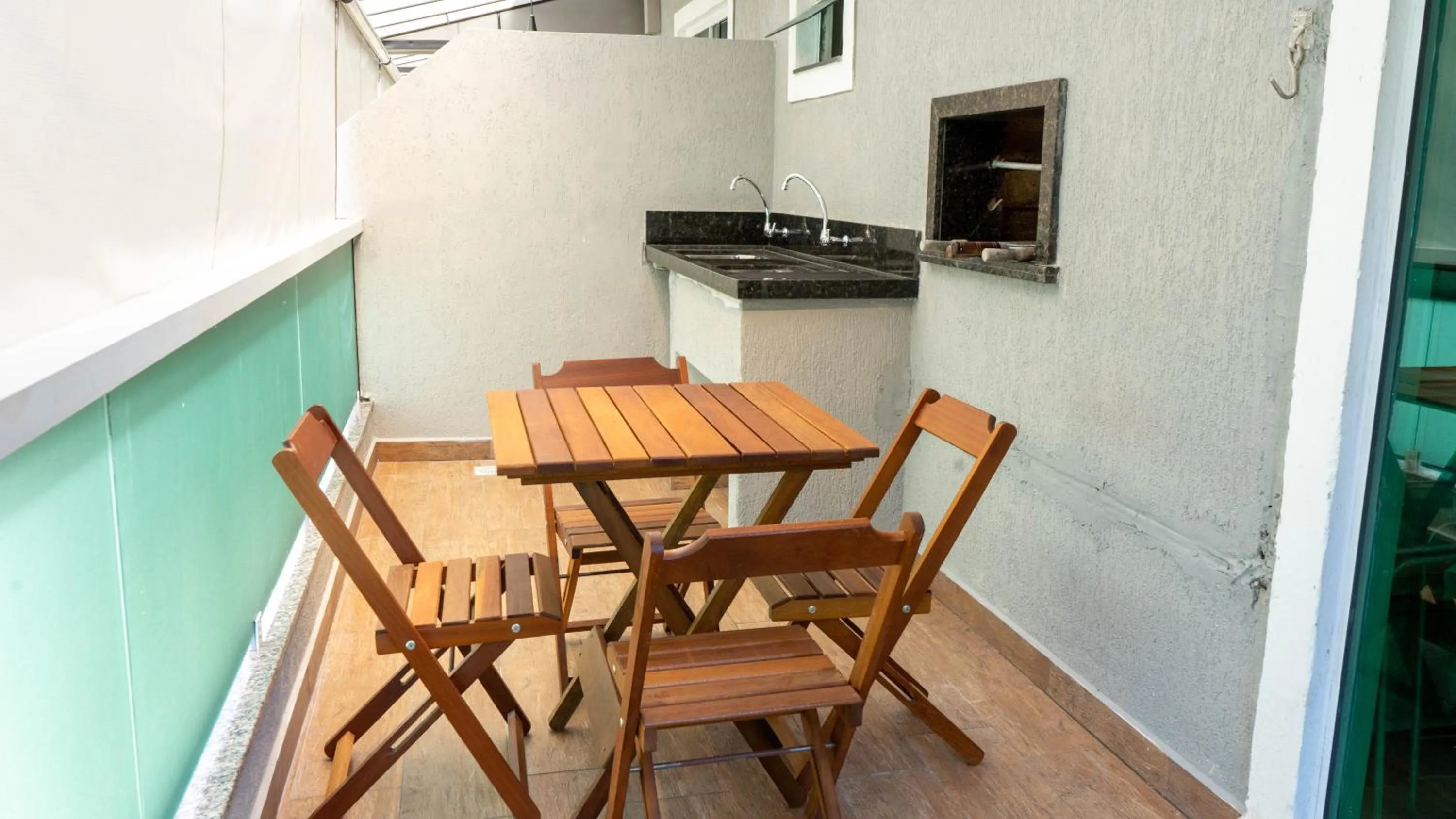 Balcony/Terrace in Pousada Cristalmar