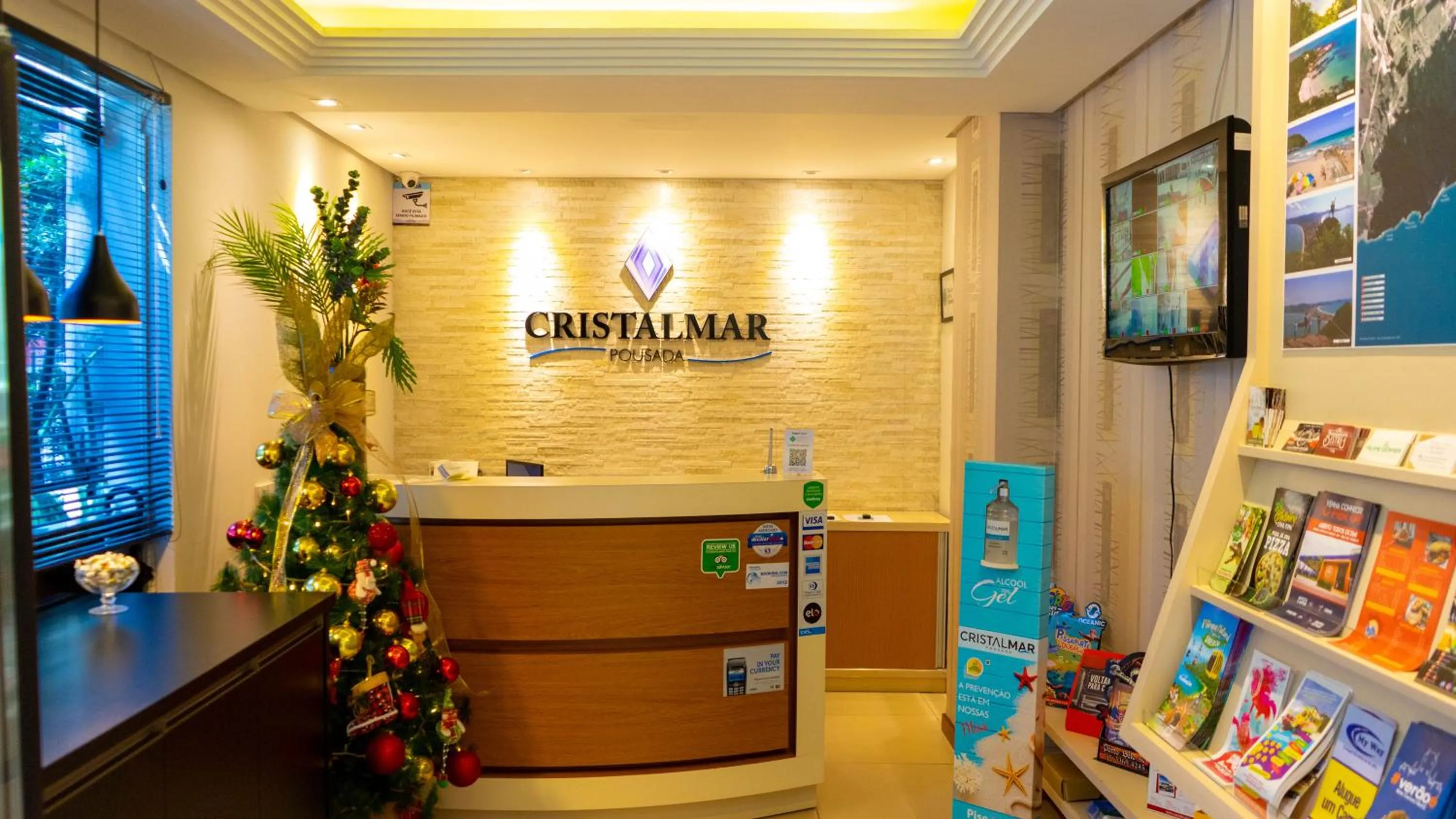 Lobby or reception in Pousada Cristalmar