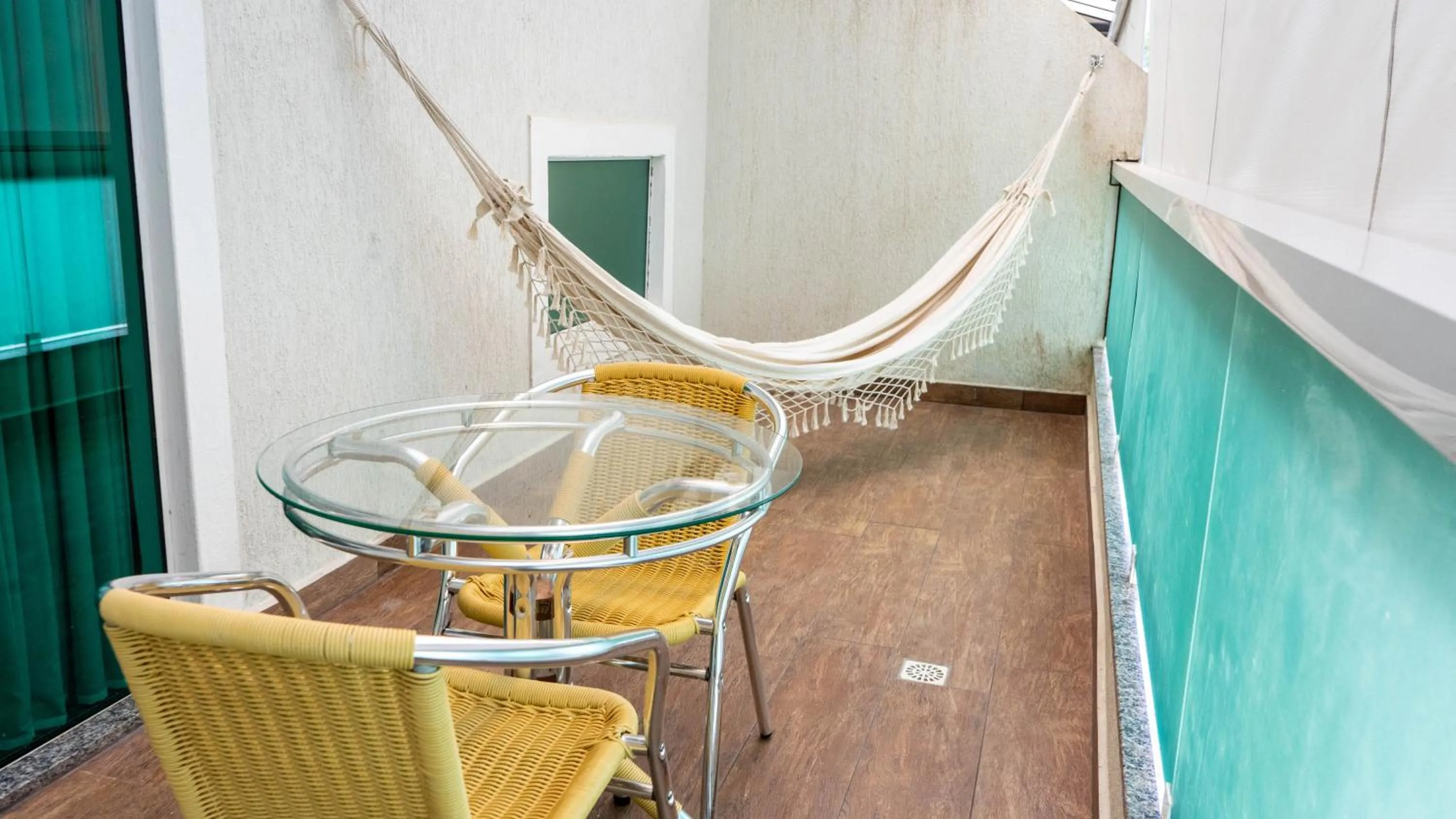 Balcony/Terrace in Pousada Cristalmar