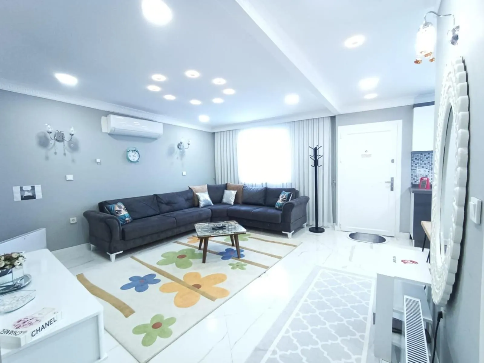 Living room in Little Palace Blue Apartment