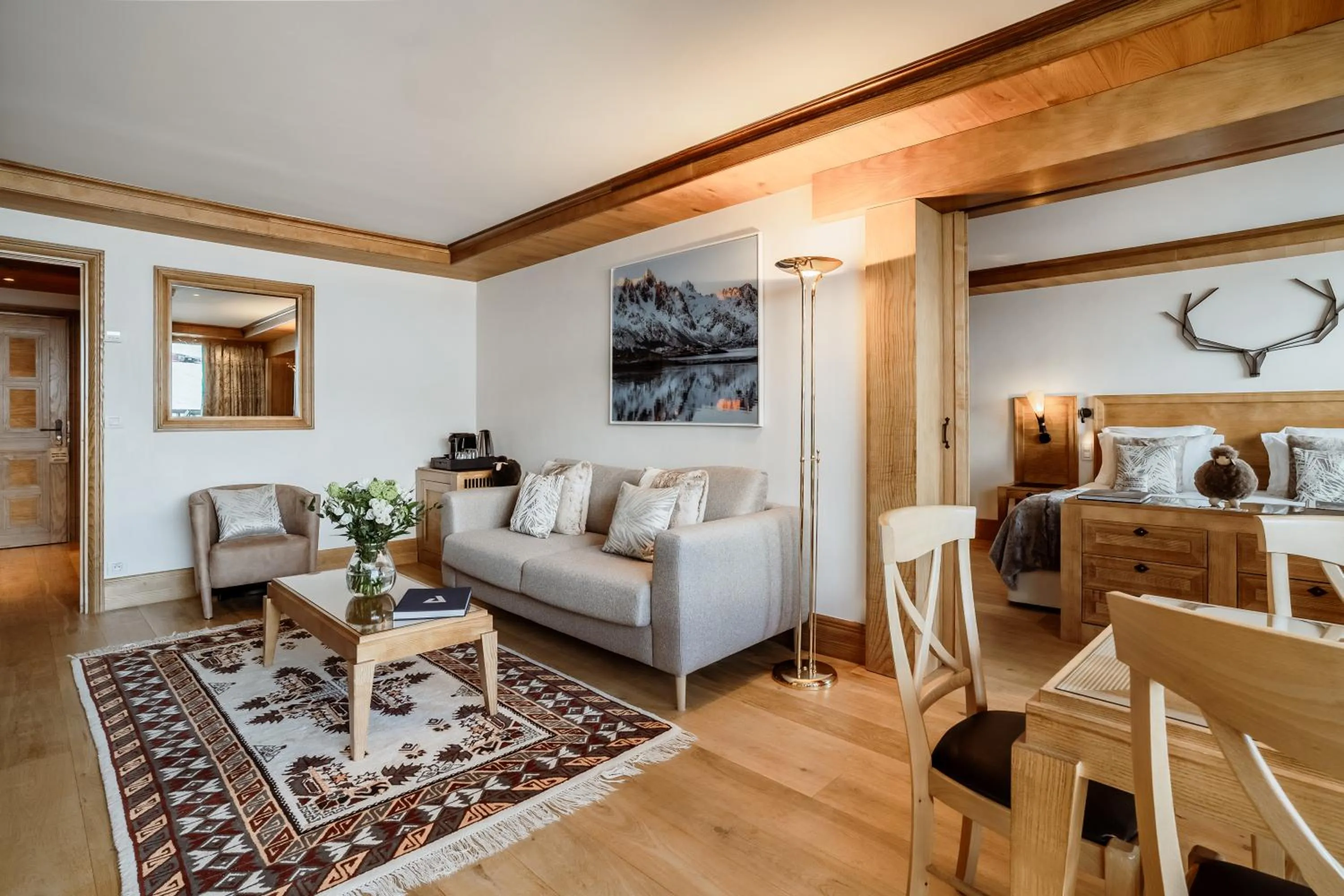 Living room in Hotel Annapurna