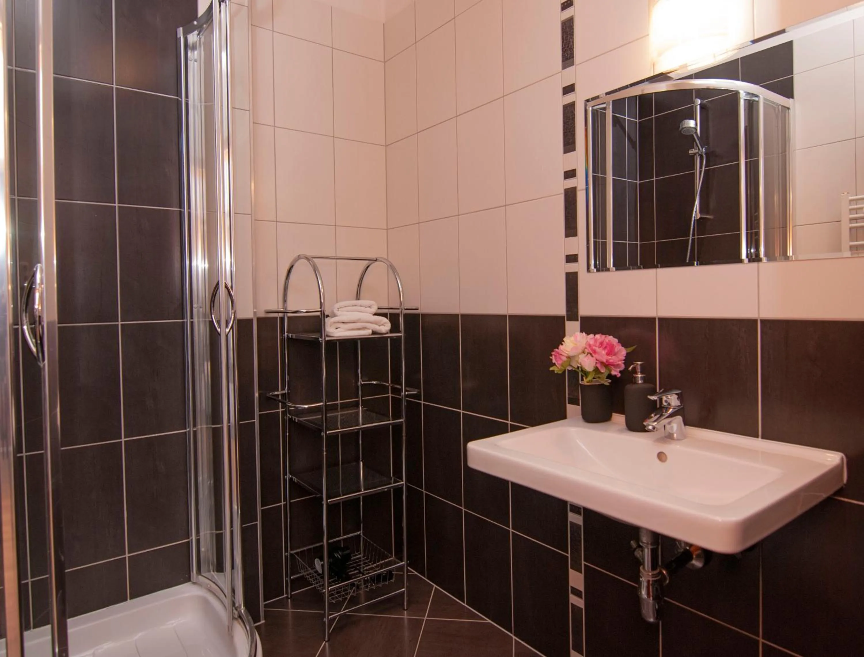 Shower in Apartmany Sileas