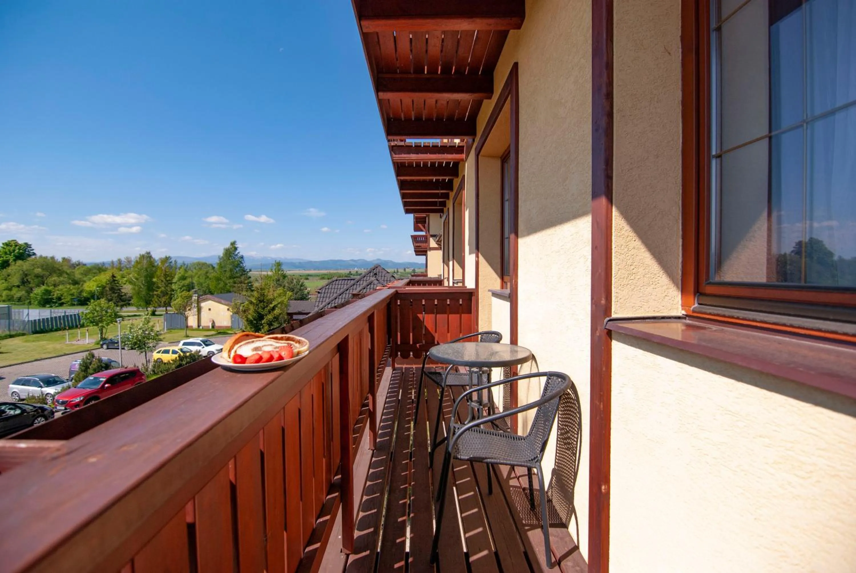 Balcony/Terrace in Apartmany Sileas