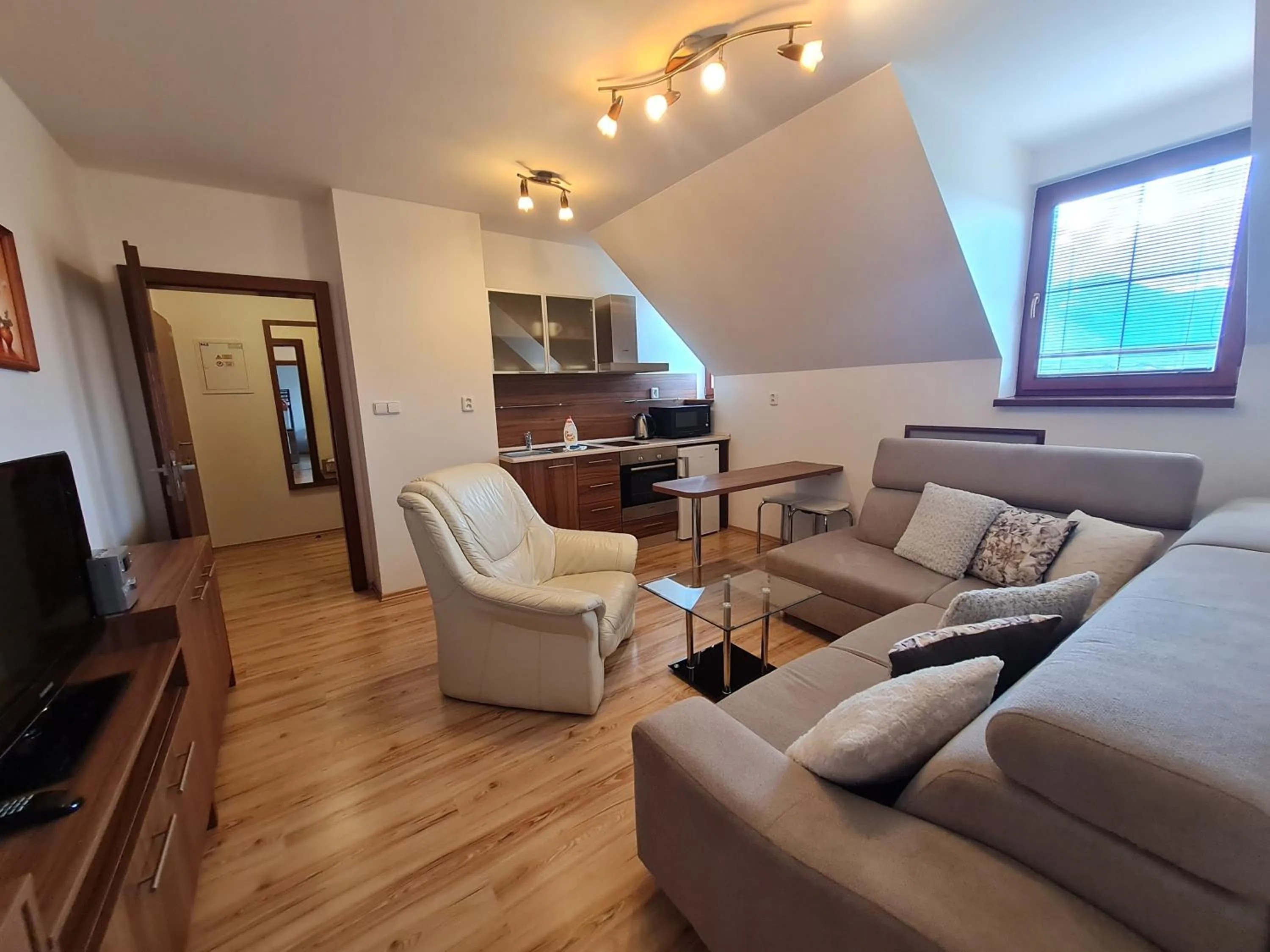 Living room in Apartmany Sileas