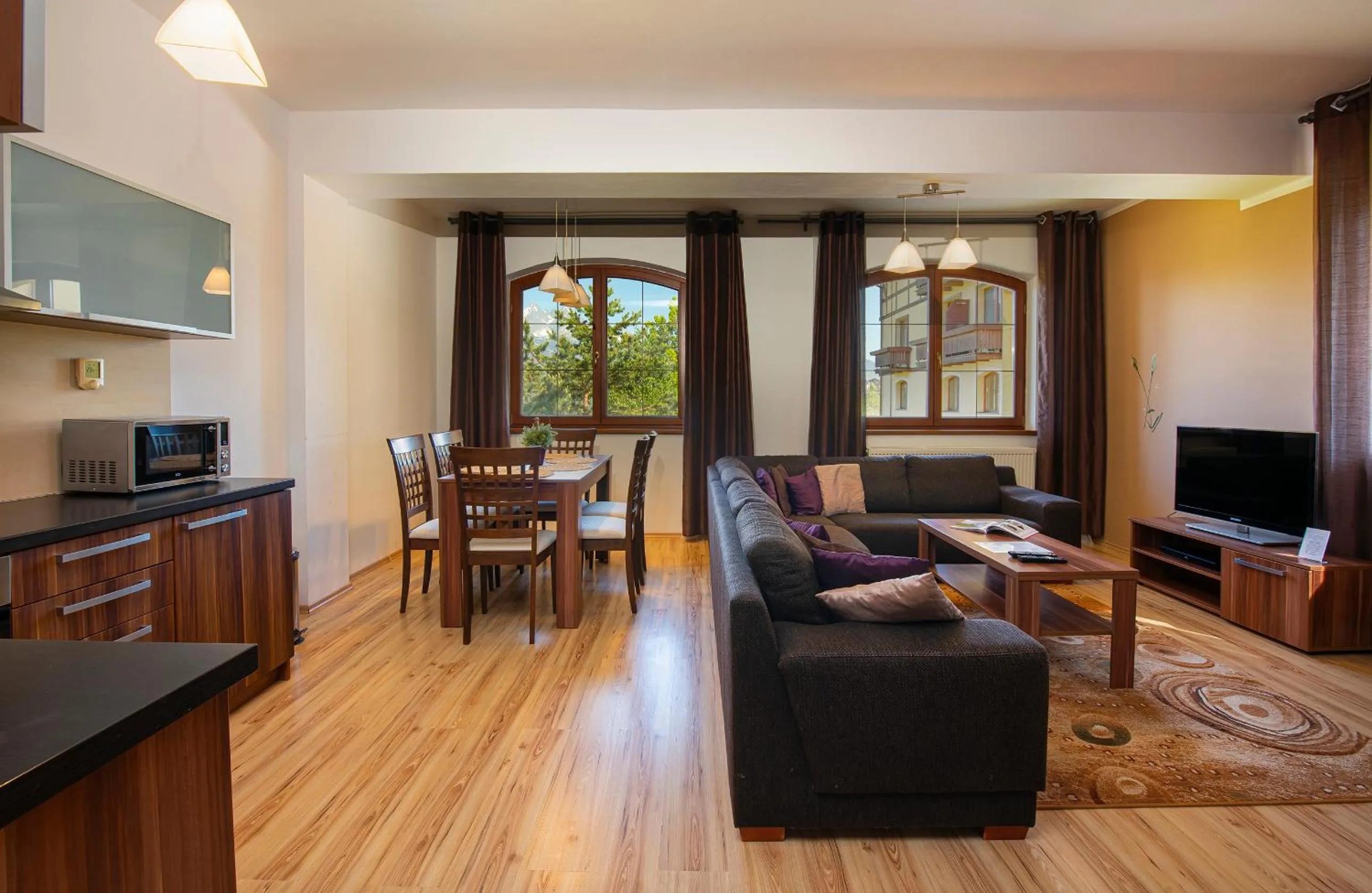 Living room in Apartmany Sileas