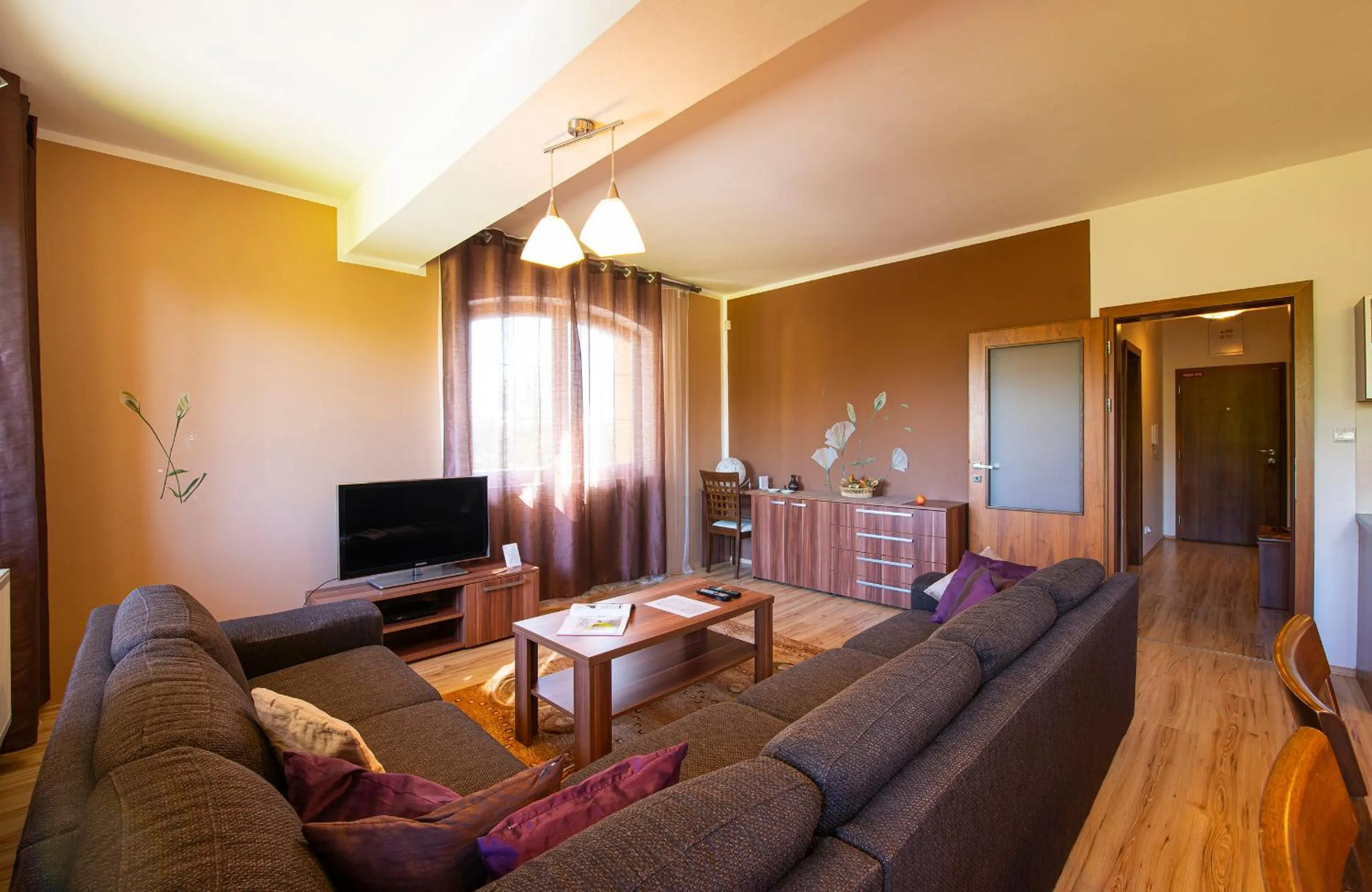Living room in Apartmany Sileas