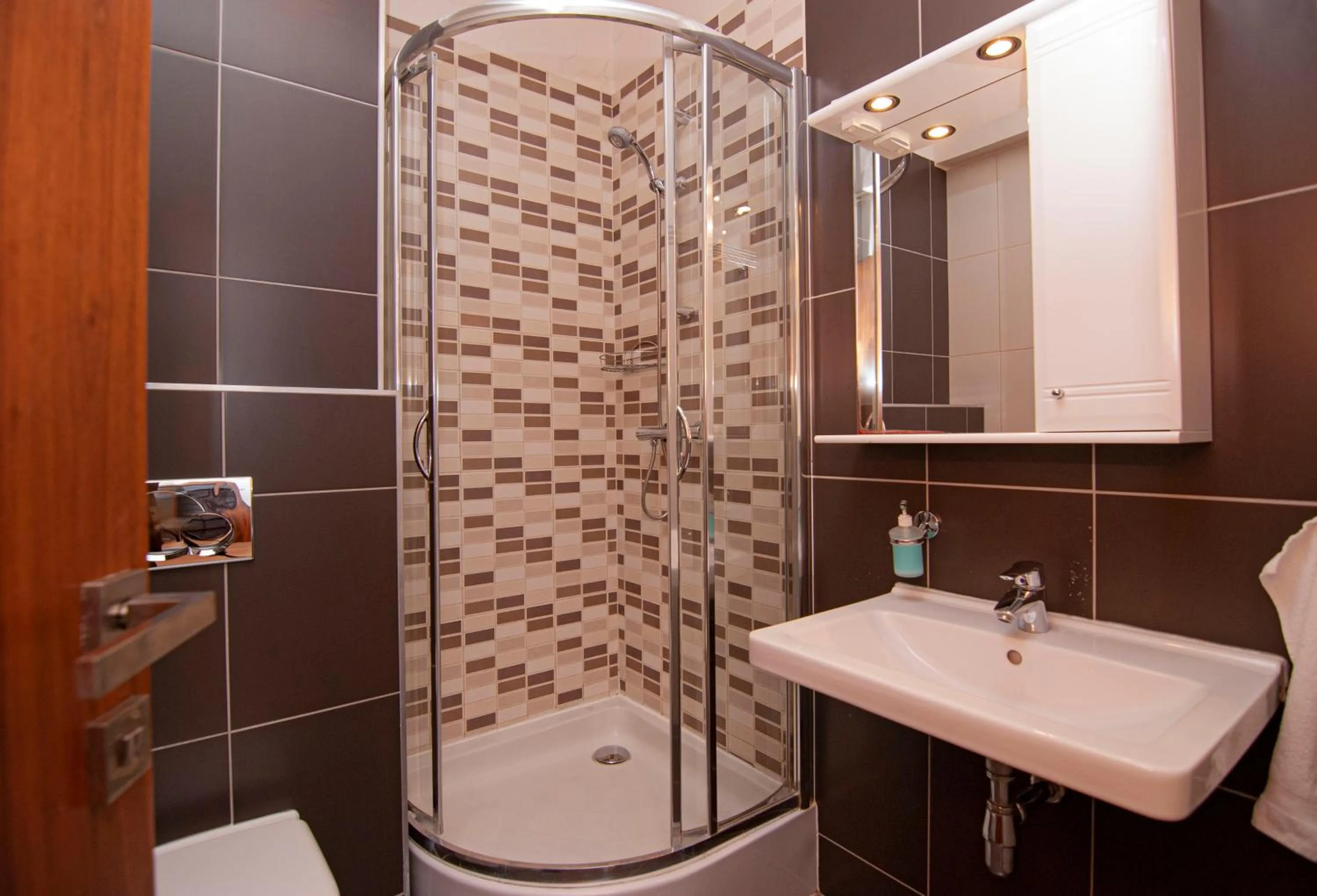 Shower in Apartmany Sileas