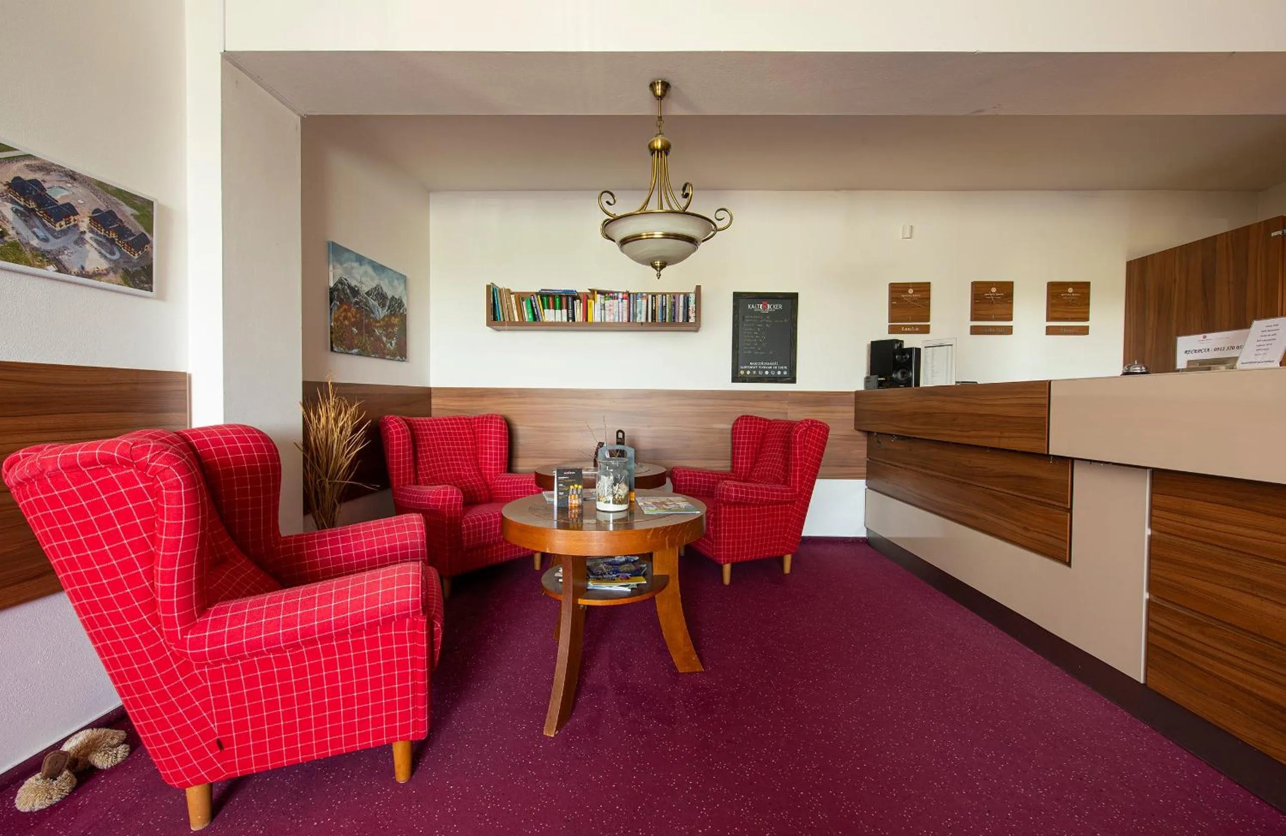 Library in Apartmany Sileas