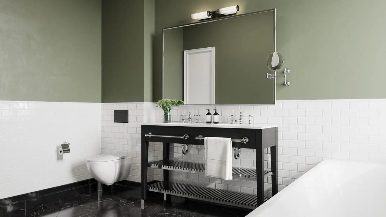 Bathroom in Hotel Victoria