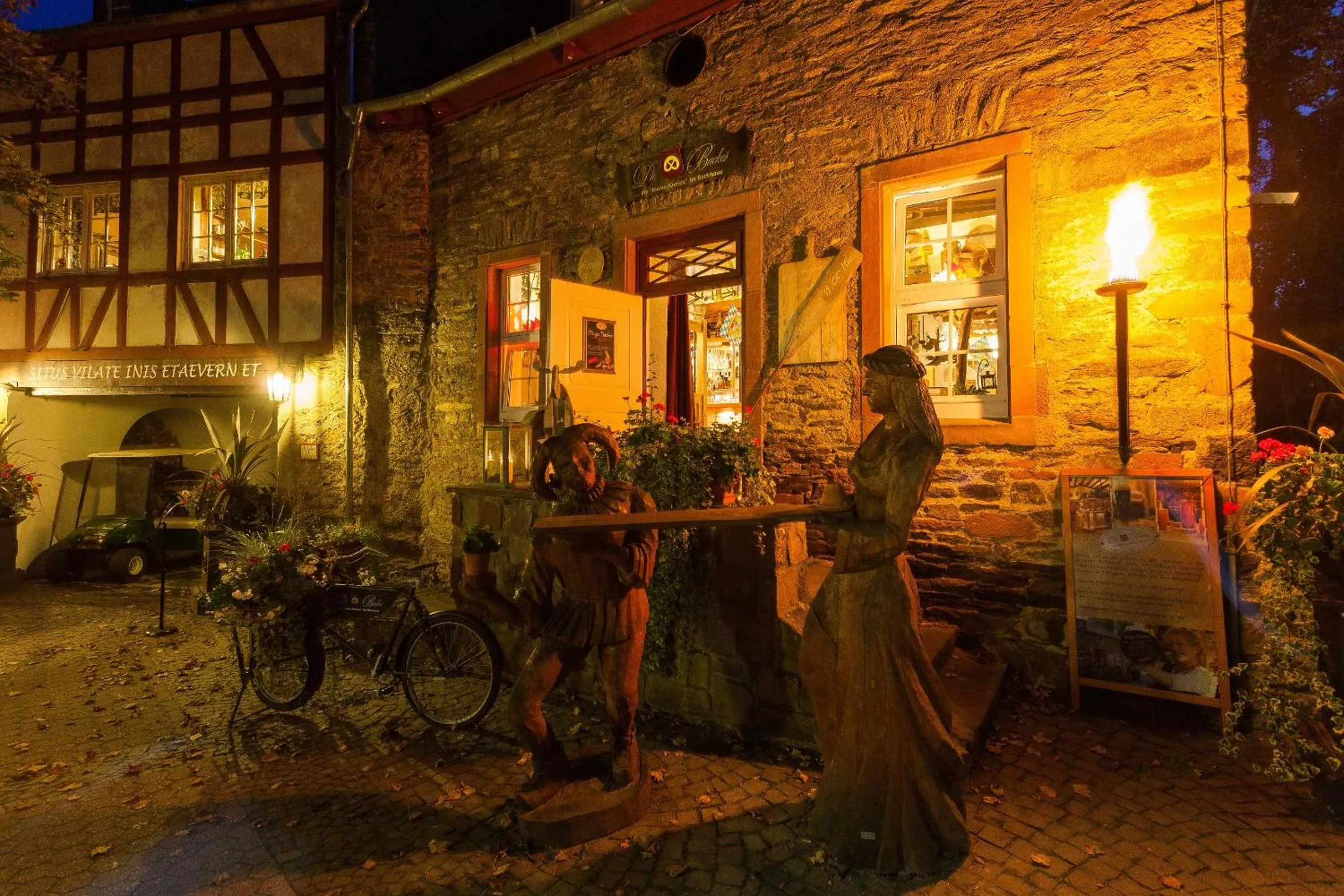 Decorative detail in Hotel Schloss Rheinfels