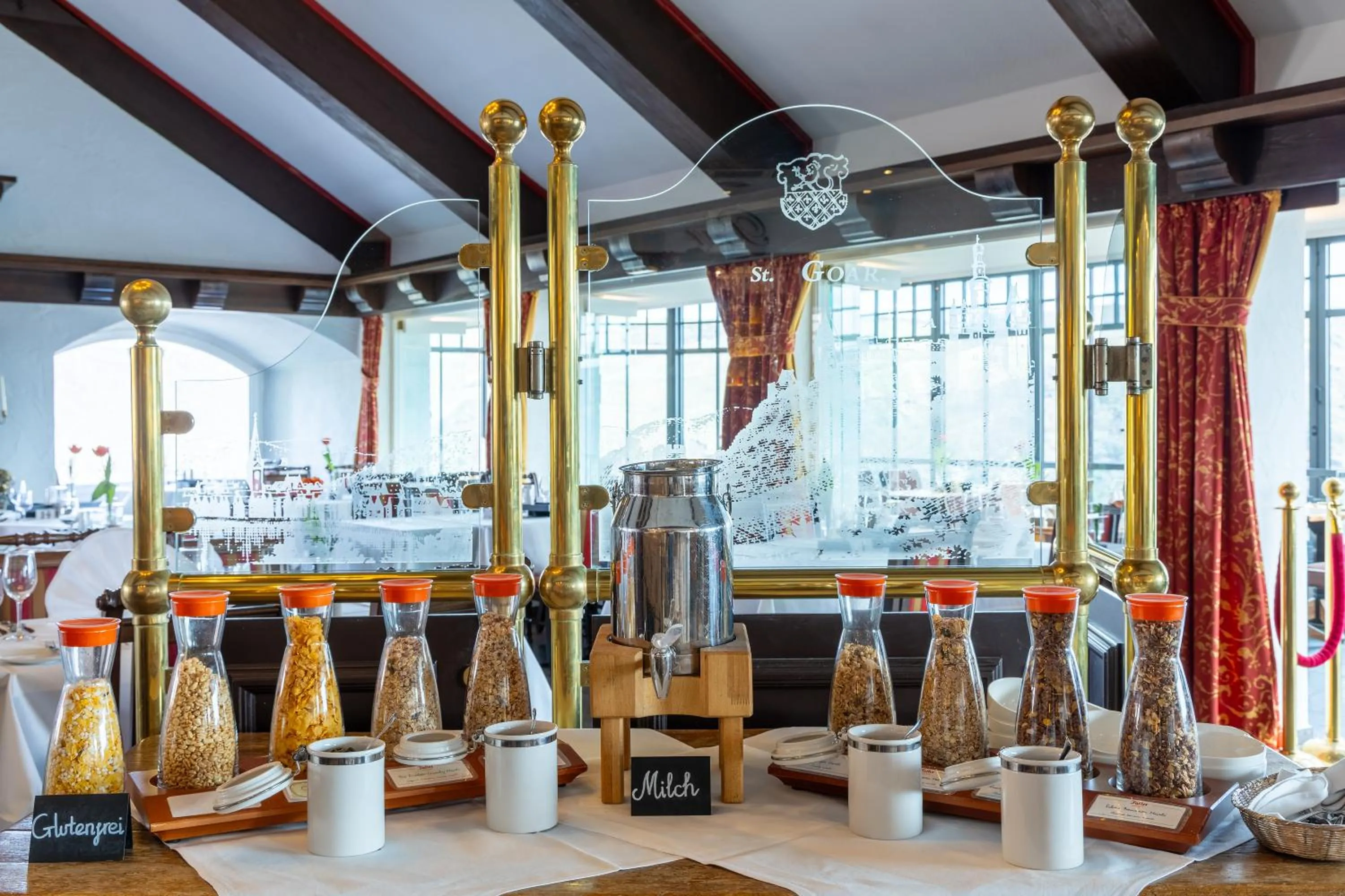 Breakfast in Hotel Schloss Rheinfels