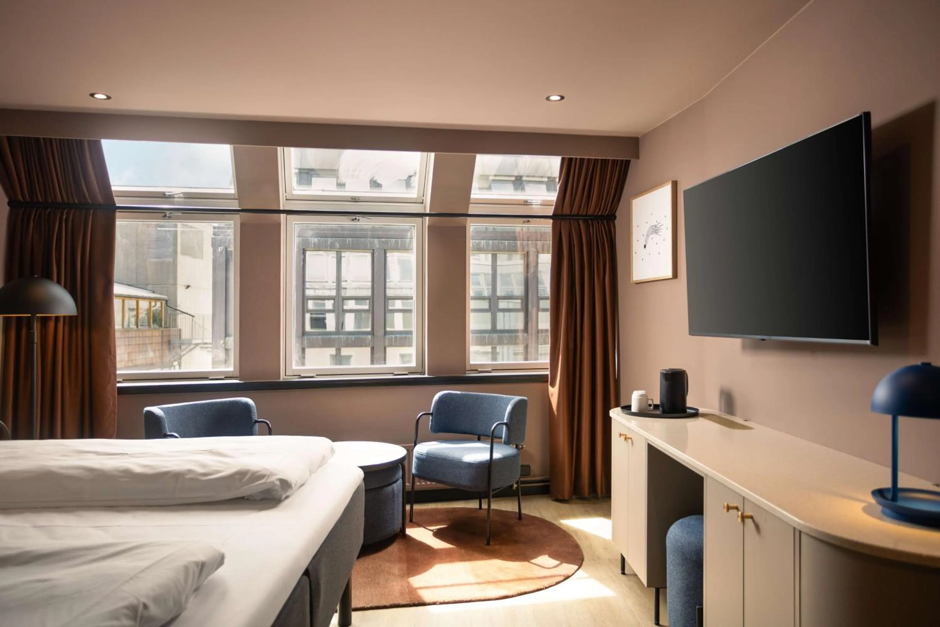 Bedroom, Bed in Scandic Victoria Oslo