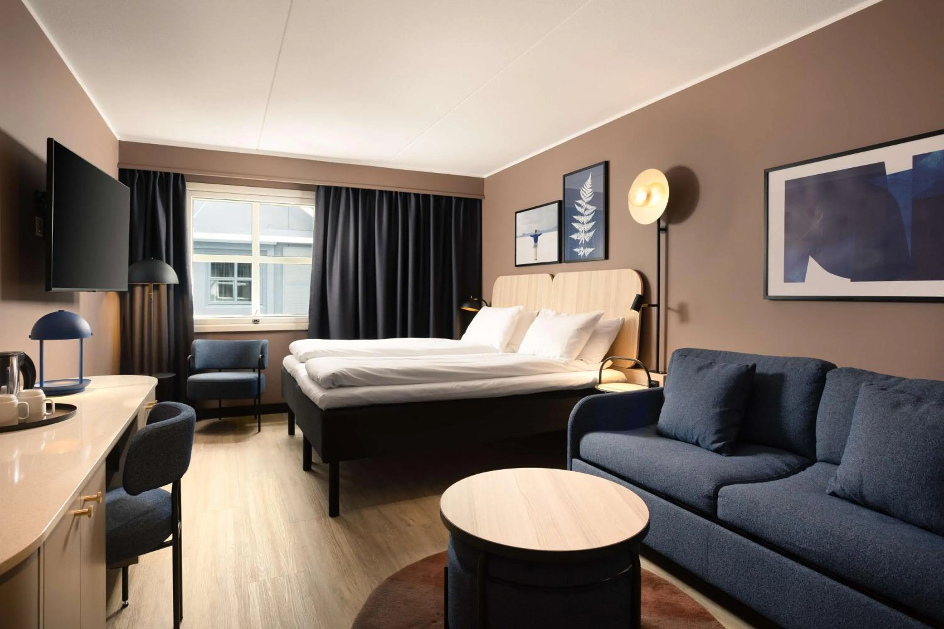 Bedroom, Bed in Scandic Victoria Oslo