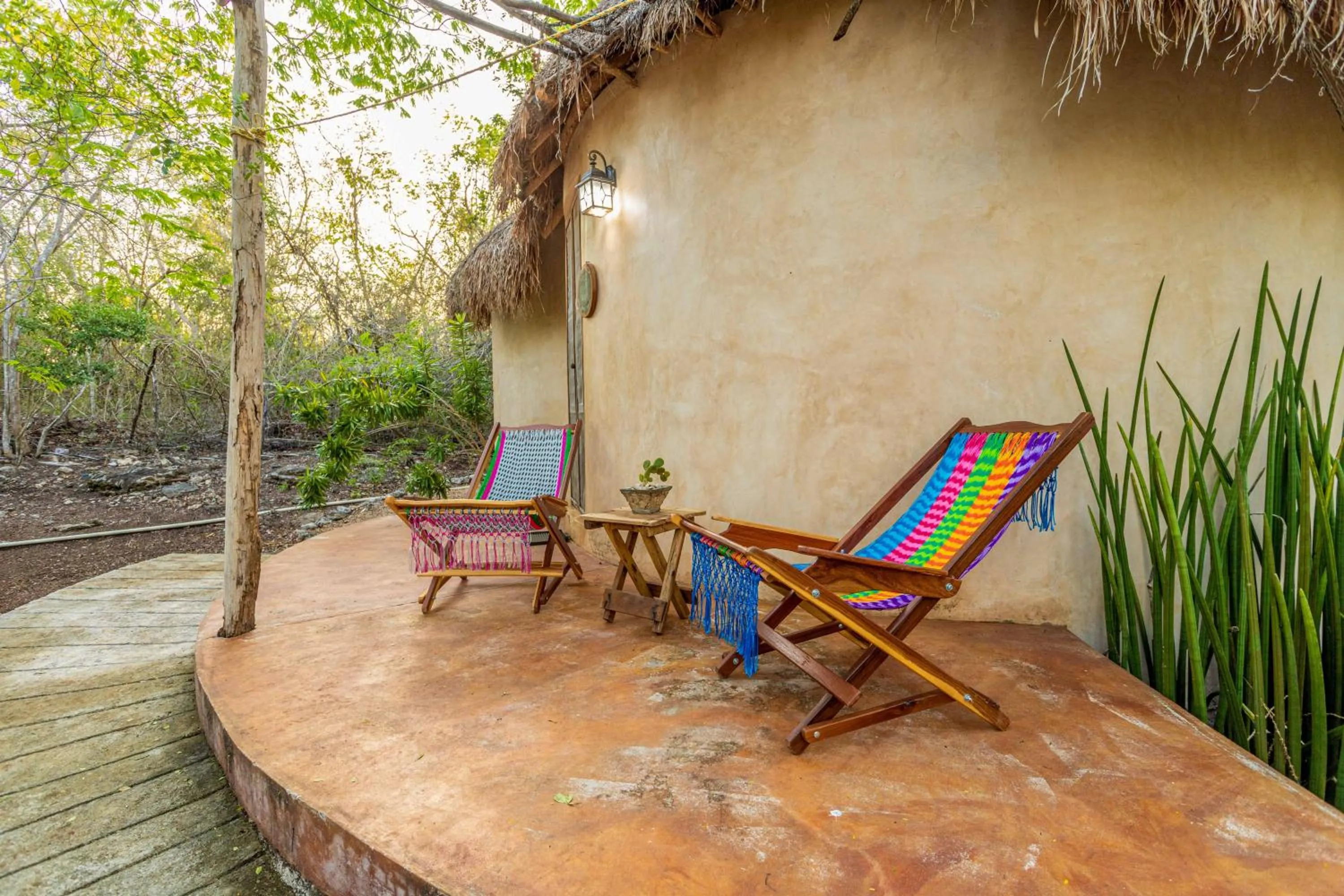 Patio in Cabañas Santa Cruz Homún