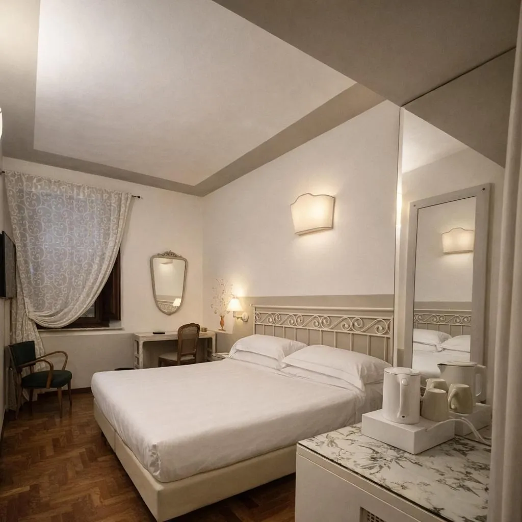 Photo of the whole room, Bed in Albergo Le Terme