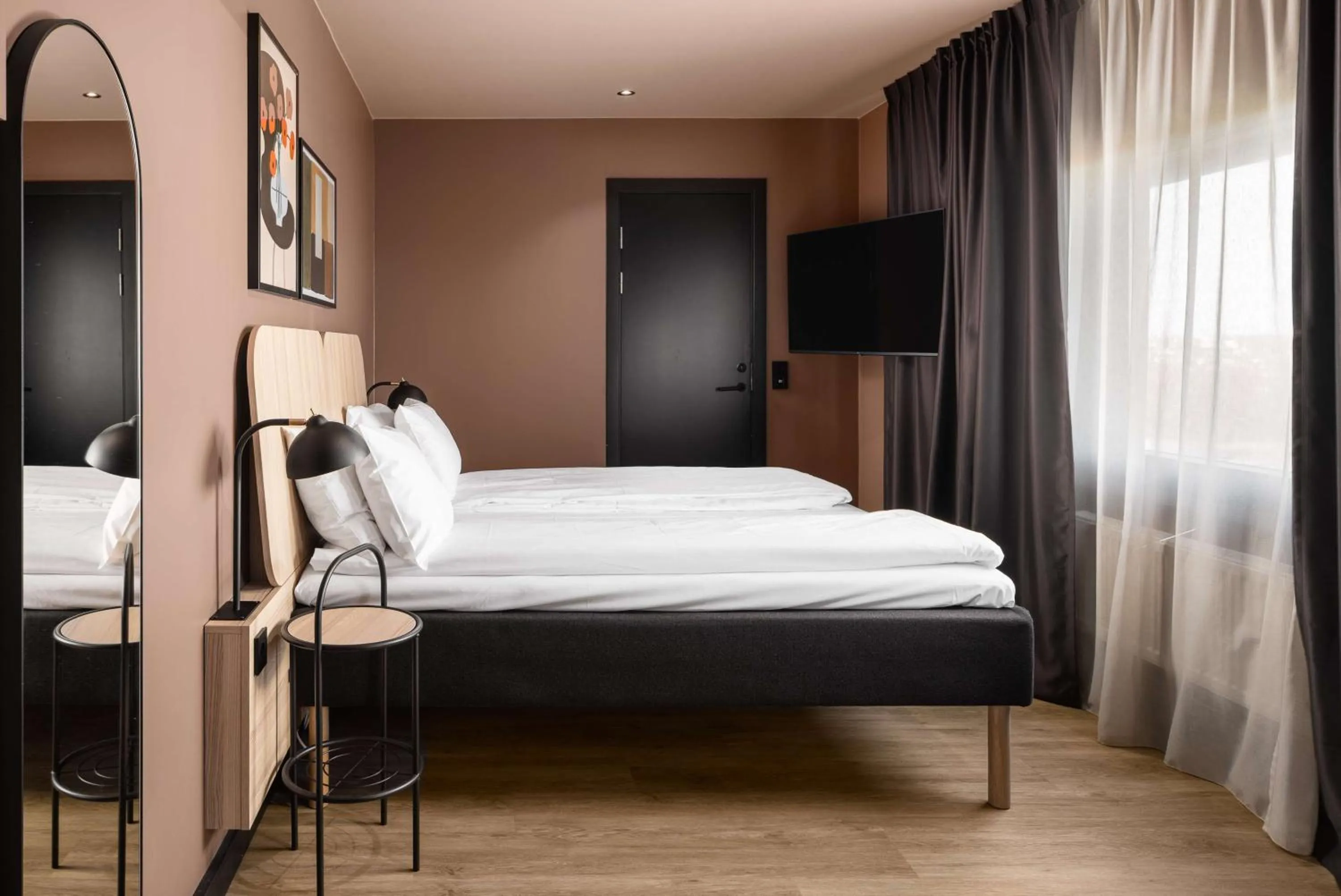 Bedroom, Bed in Scandic Sarpsborg