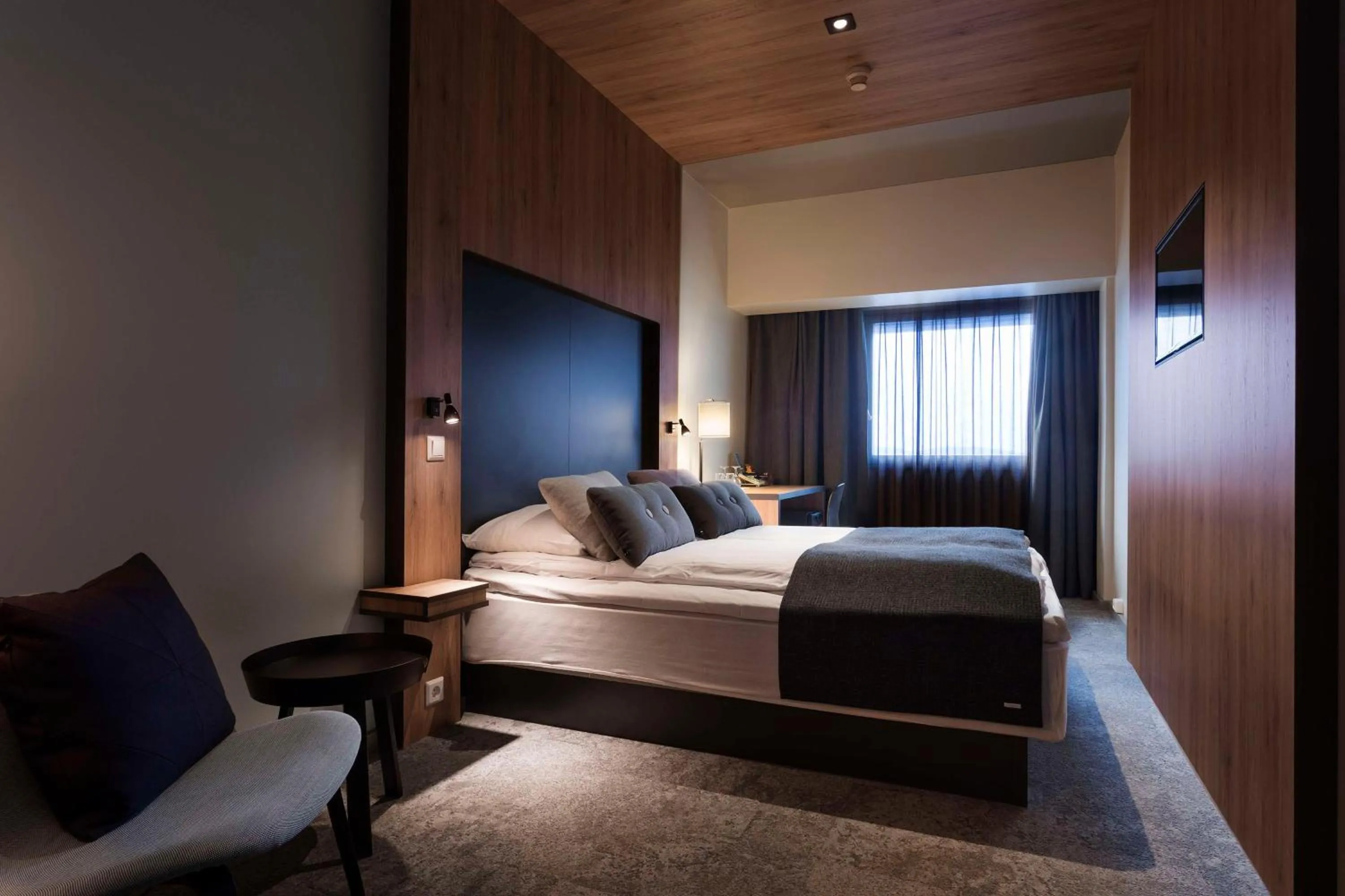 Bedroom, Bed in Scandic Sarpsborg