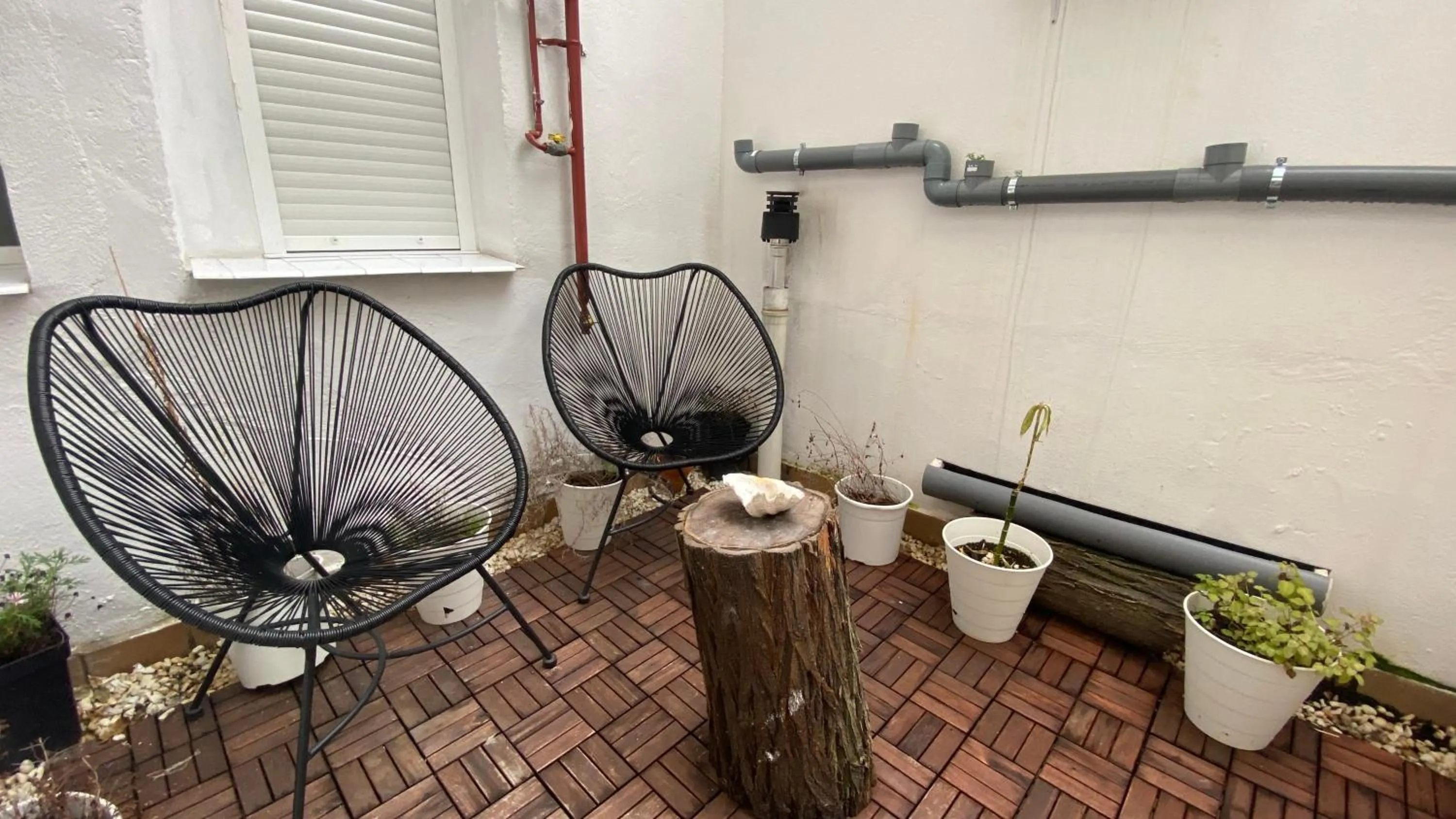 Patio in INSIDEHOME Valladolid Centro -Hab con baño privado en el centro y OPCION DE PARKING-