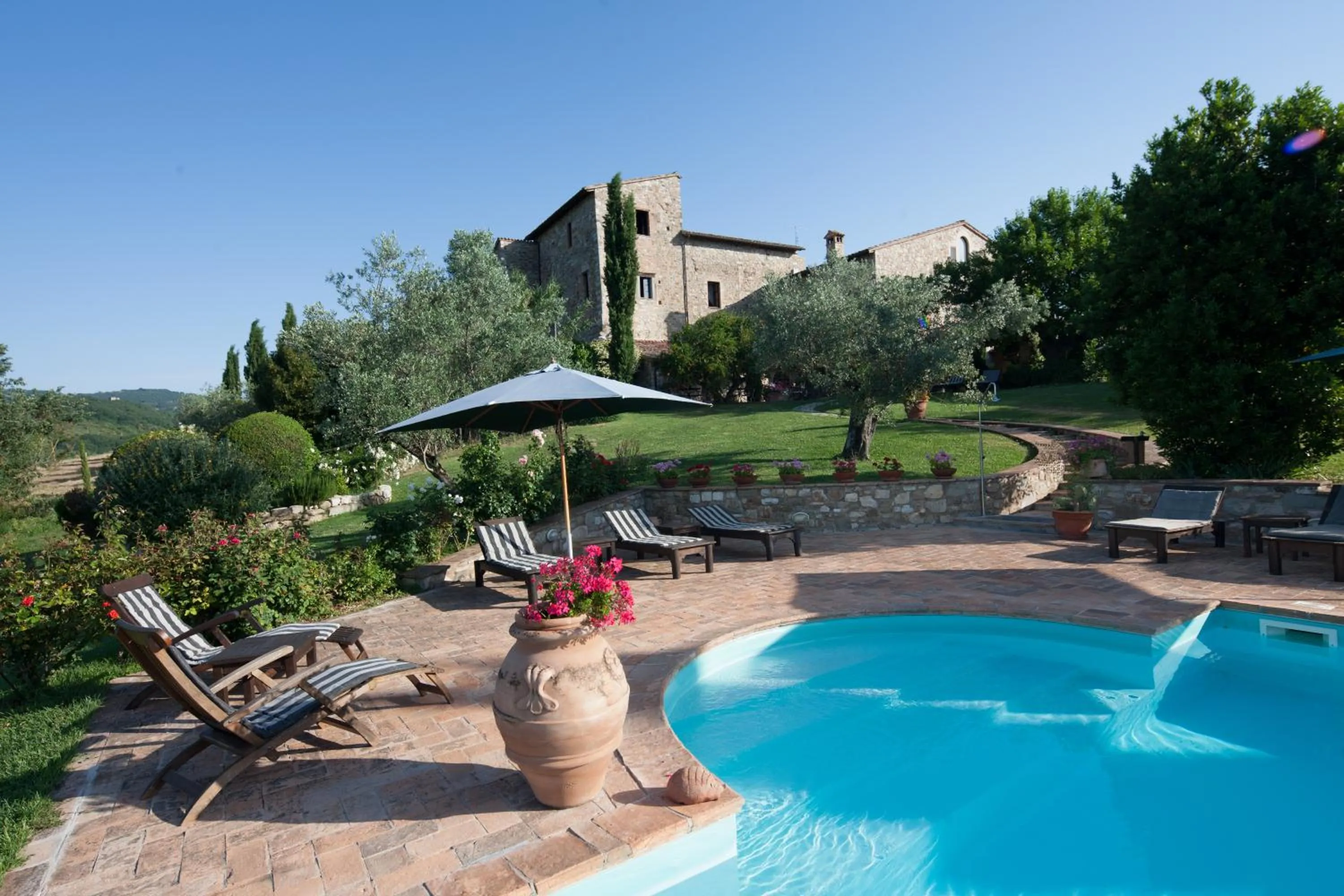 Swimming pool in Tenuta Di Canonica